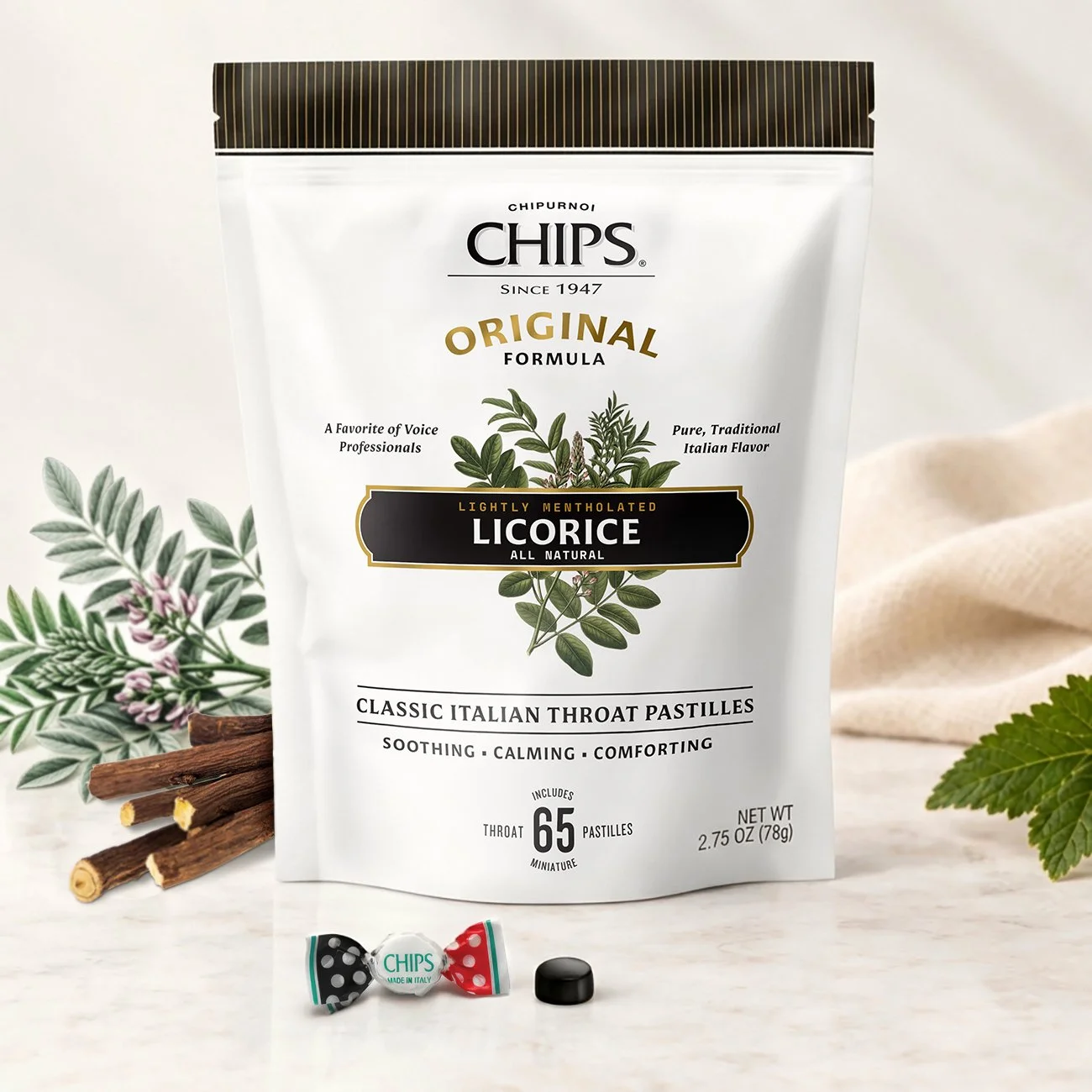 CHIPS Licorice Pastilles