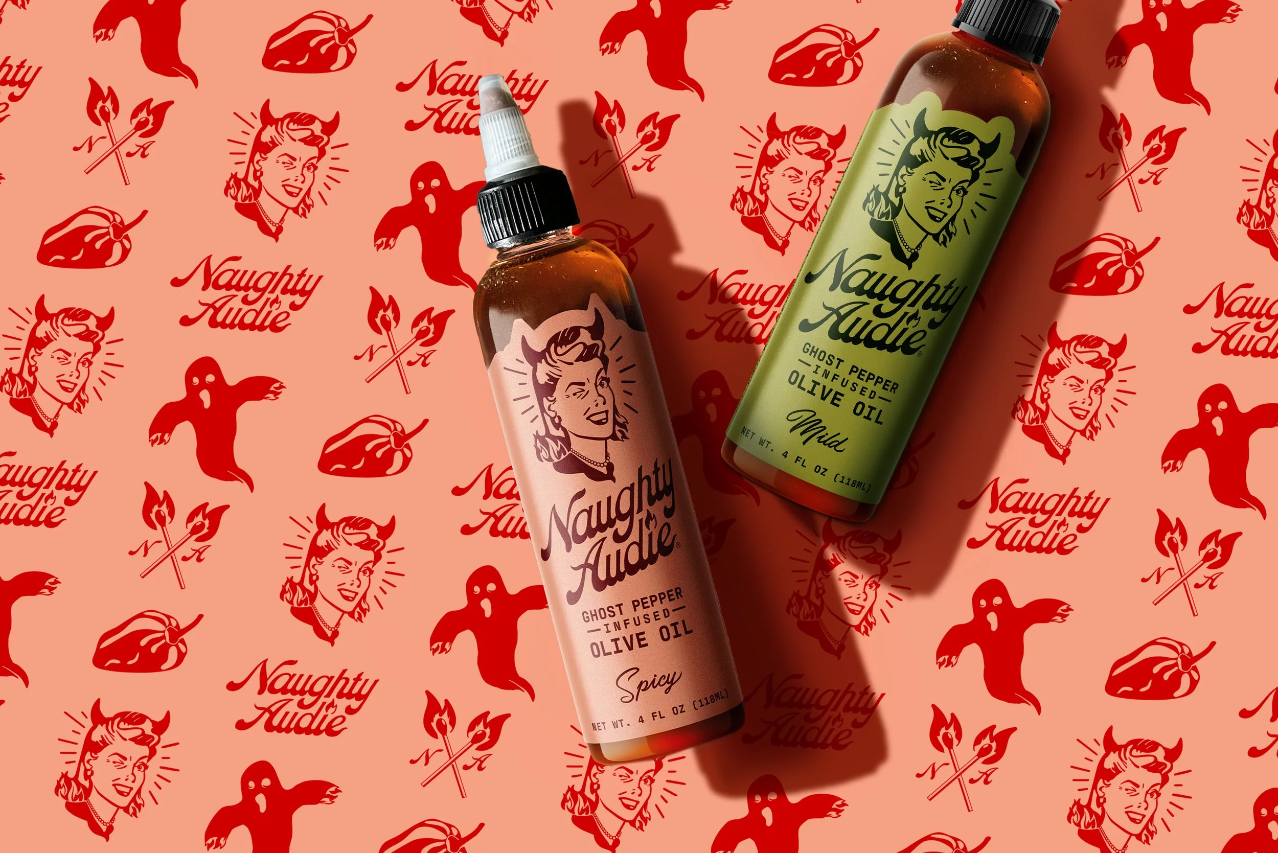 Naughty Audie Branding and Package Design