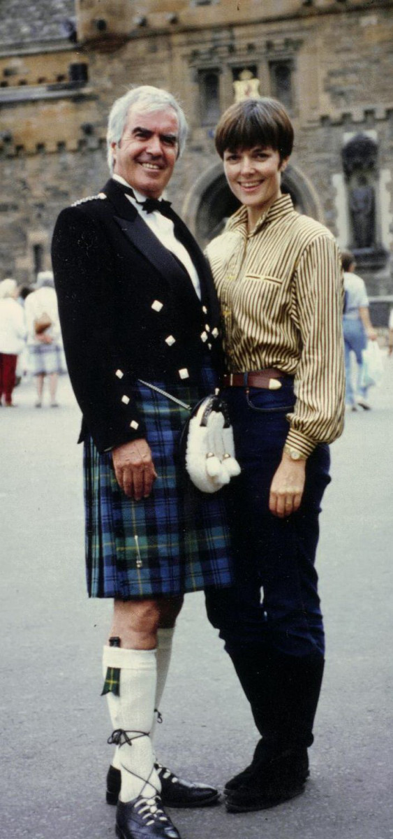 57_Publicity shot of John Cairney & Alannah O'Sullivan, Edinburgh Castle 1990.jpg