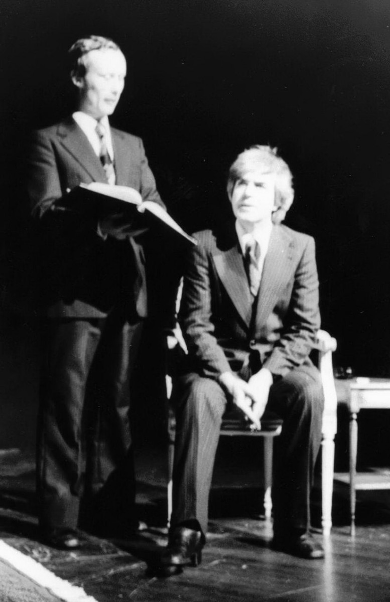 20_John Cairney as Ivor Novello with Colin Harvery Wright in 'The Ivor Novello Story' 1976.jpg