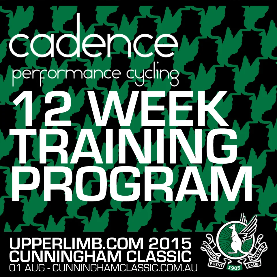 Join our professionally coached 12 Week Training Program for the upperlimb.com Cunningham Classic