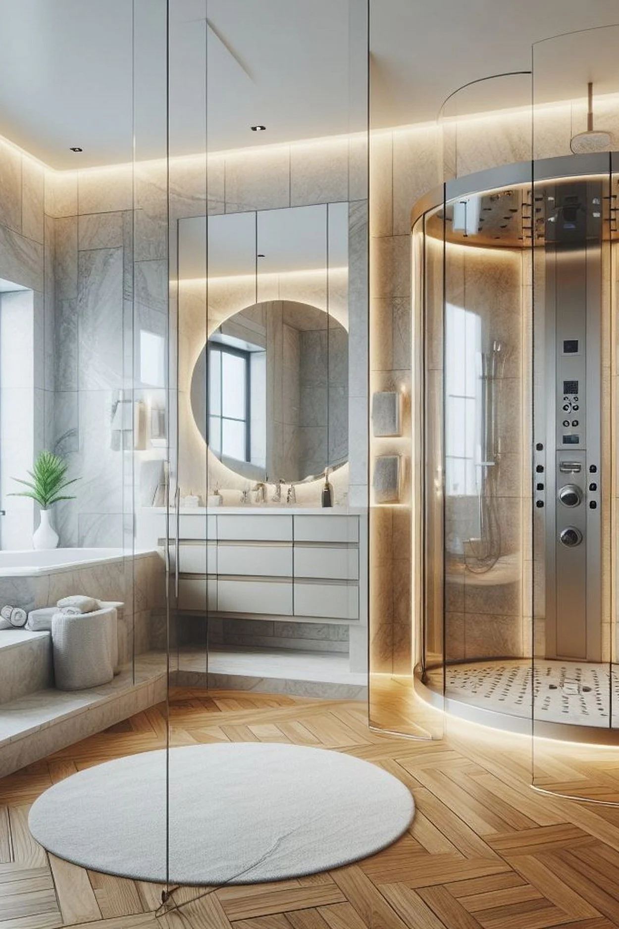 Sophisticated Comfort: High-Tech and Cozy Neutrals