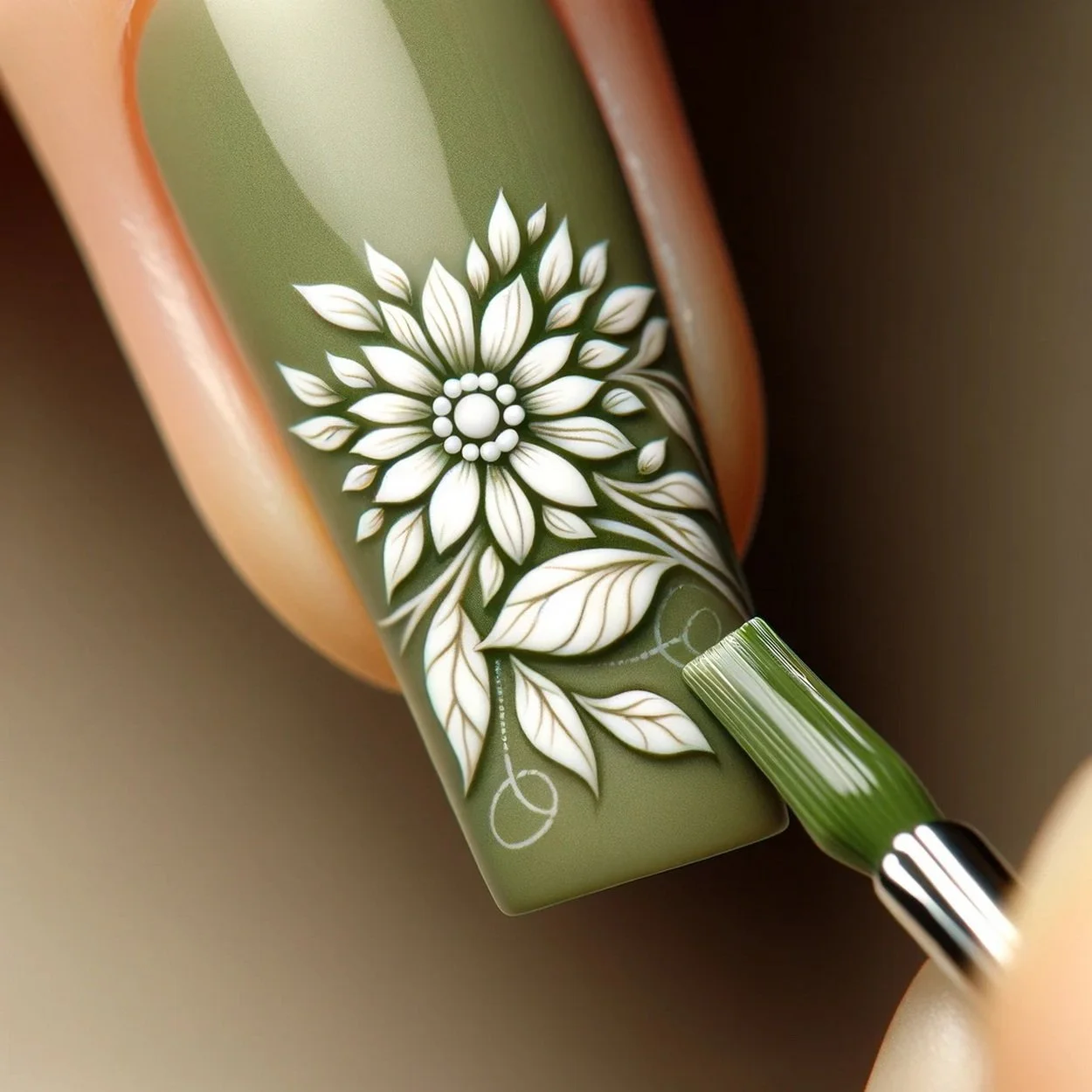 Embrace Spring with Matcha Green: A Step-by-Step DIY Nail Art Tutorial