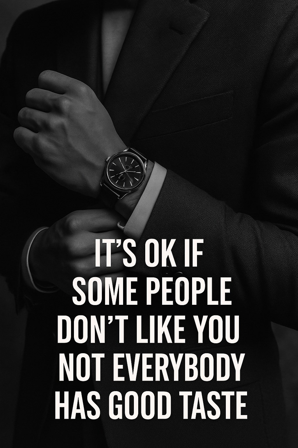 It’s okay if some people don’t like you. Not everybody has good taste. – Unknown 1 2 3 . In these succinct words, we uncover essential principles for self-acceptance and understanding: Individual Preferences : Not everyone will apprecia