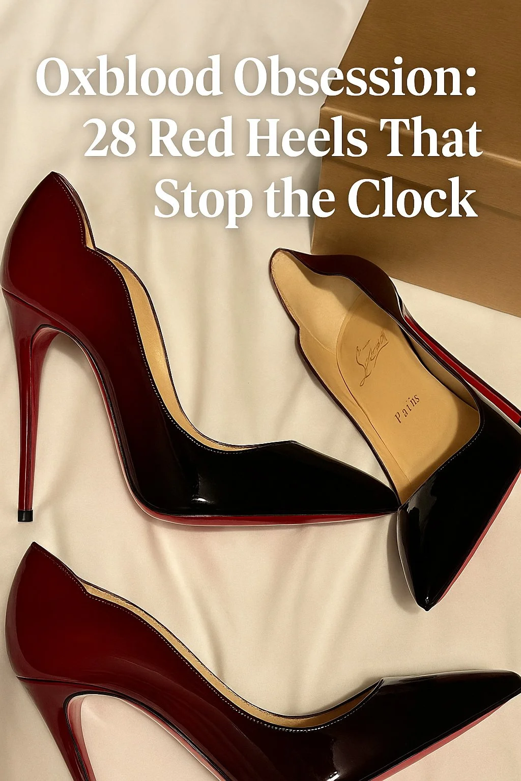 Oxblood Obsession: 28 Red Heels That Stop the Clock