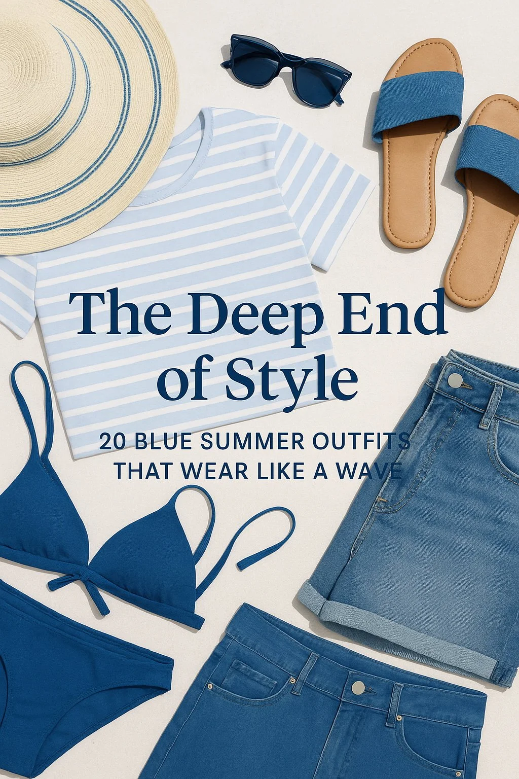 The Deep End of Style: 20 Blue Summer Outfits That Wear Like a Wave