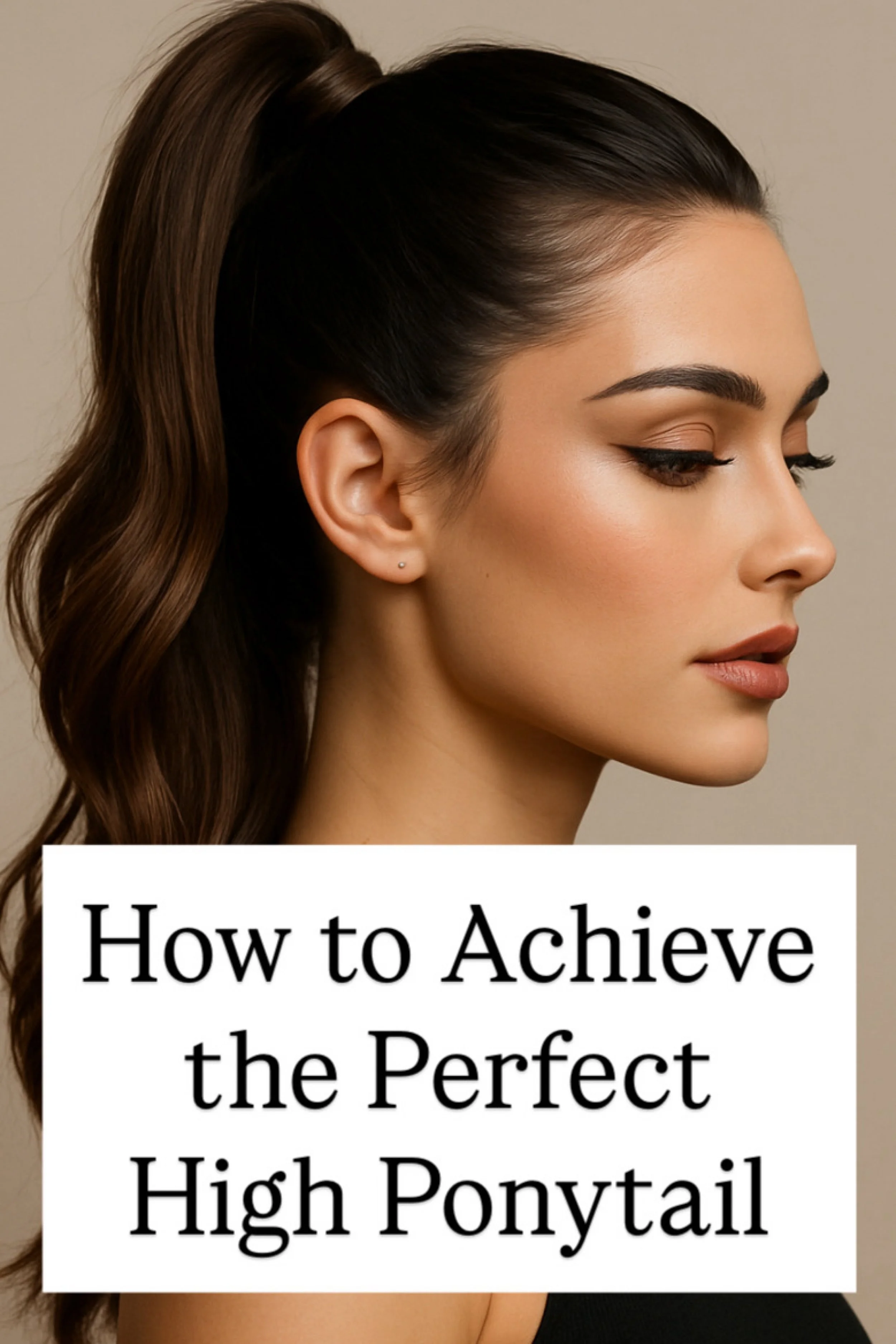 Effortless Elegance: A Guide to Achieving the Perfect High Ponytail