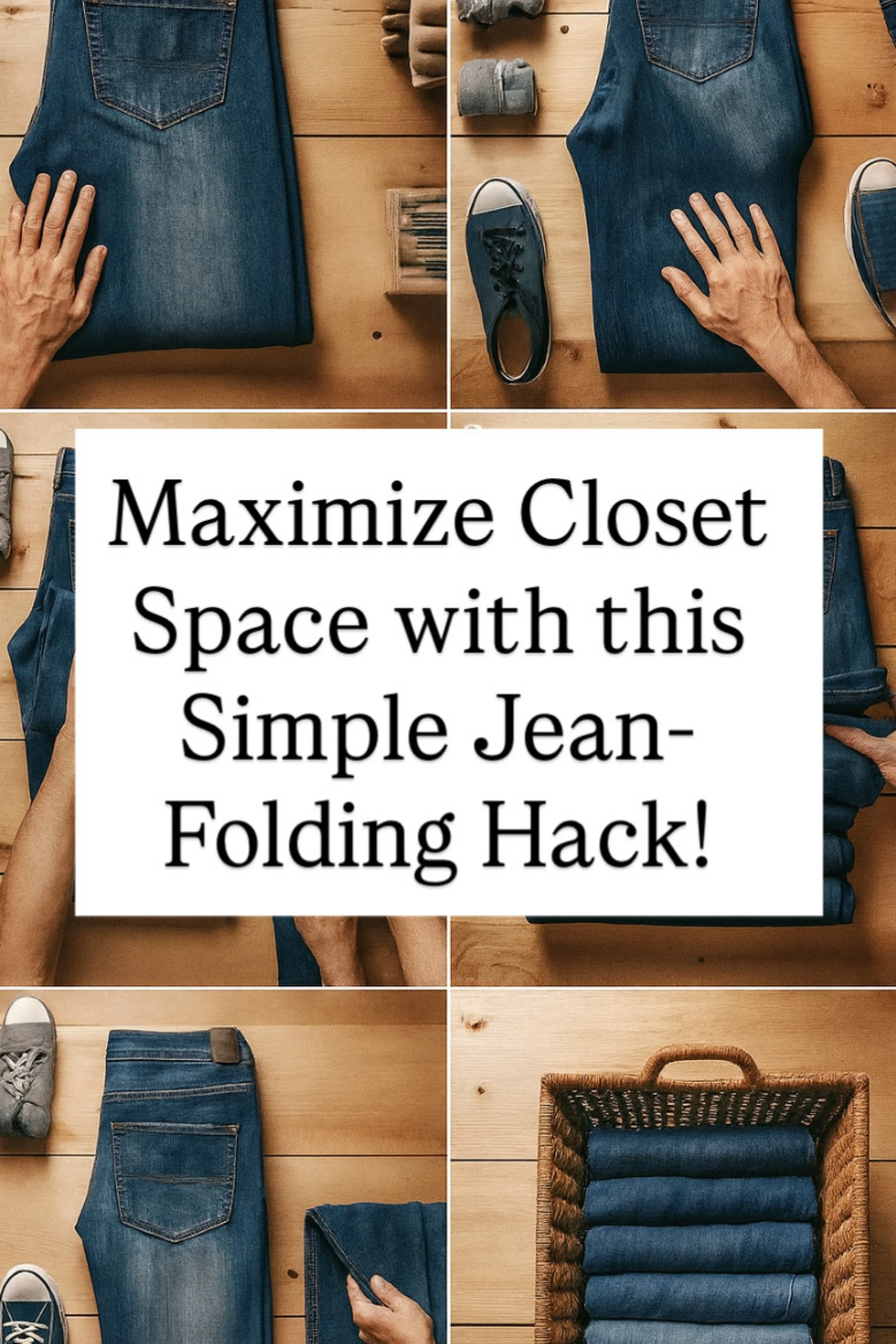 Transform Your Closet Space: The Ultimate Jean-Folding Technique