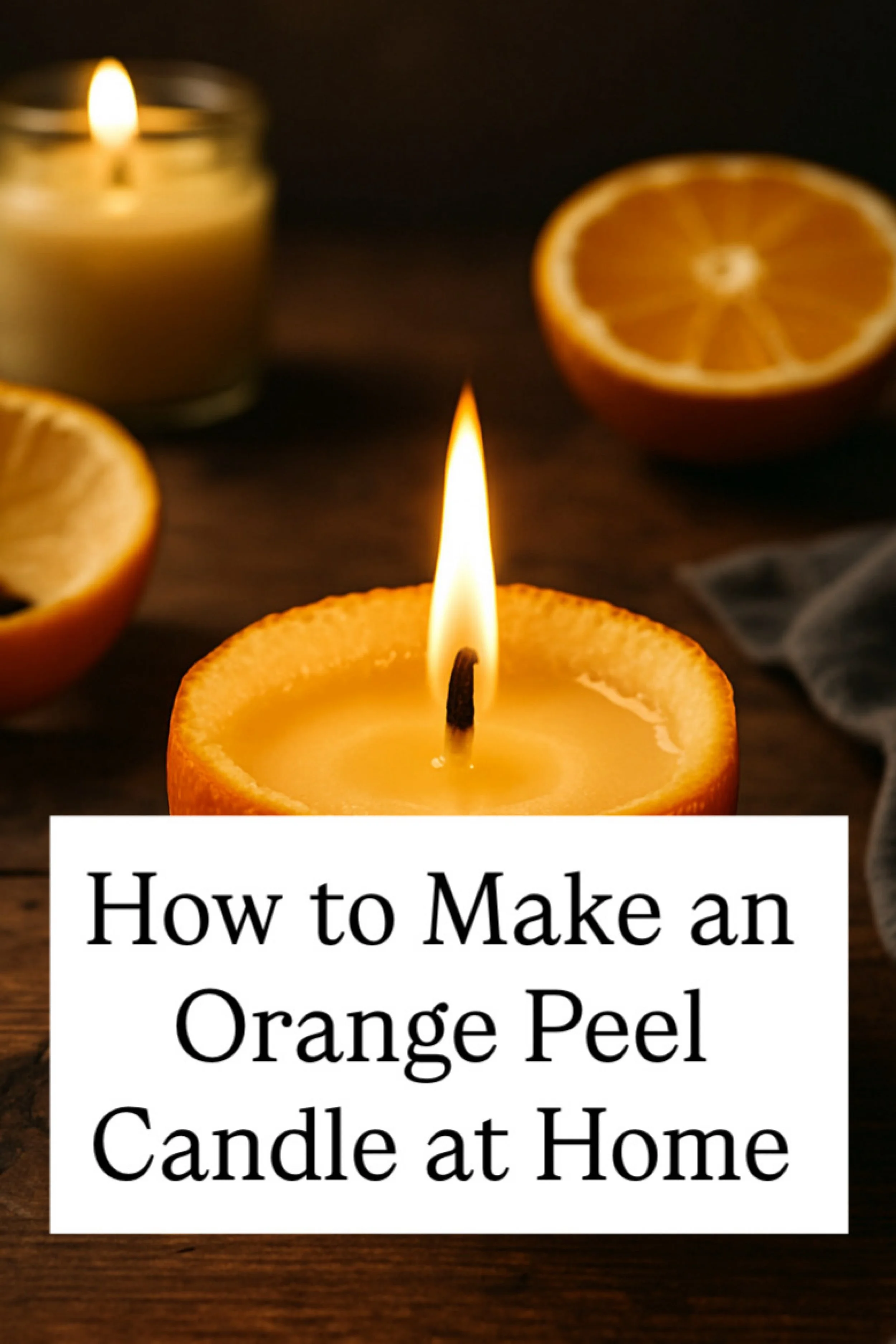 Illuminate Your Space: How to Make an Orange Peel Candle at Home