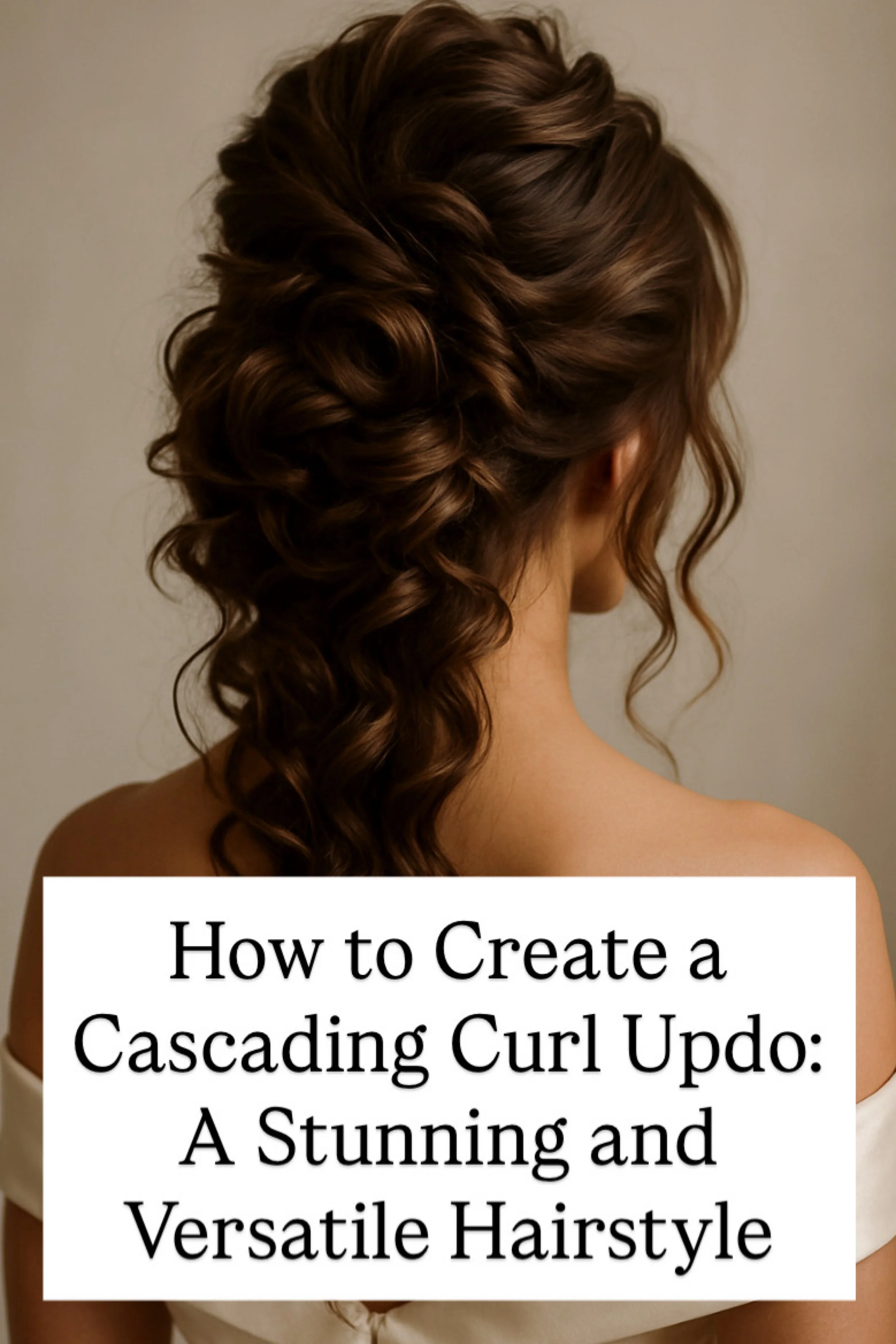 How to Create a Cascading Curl Updo: A Stunning and Versatile Hairstyle