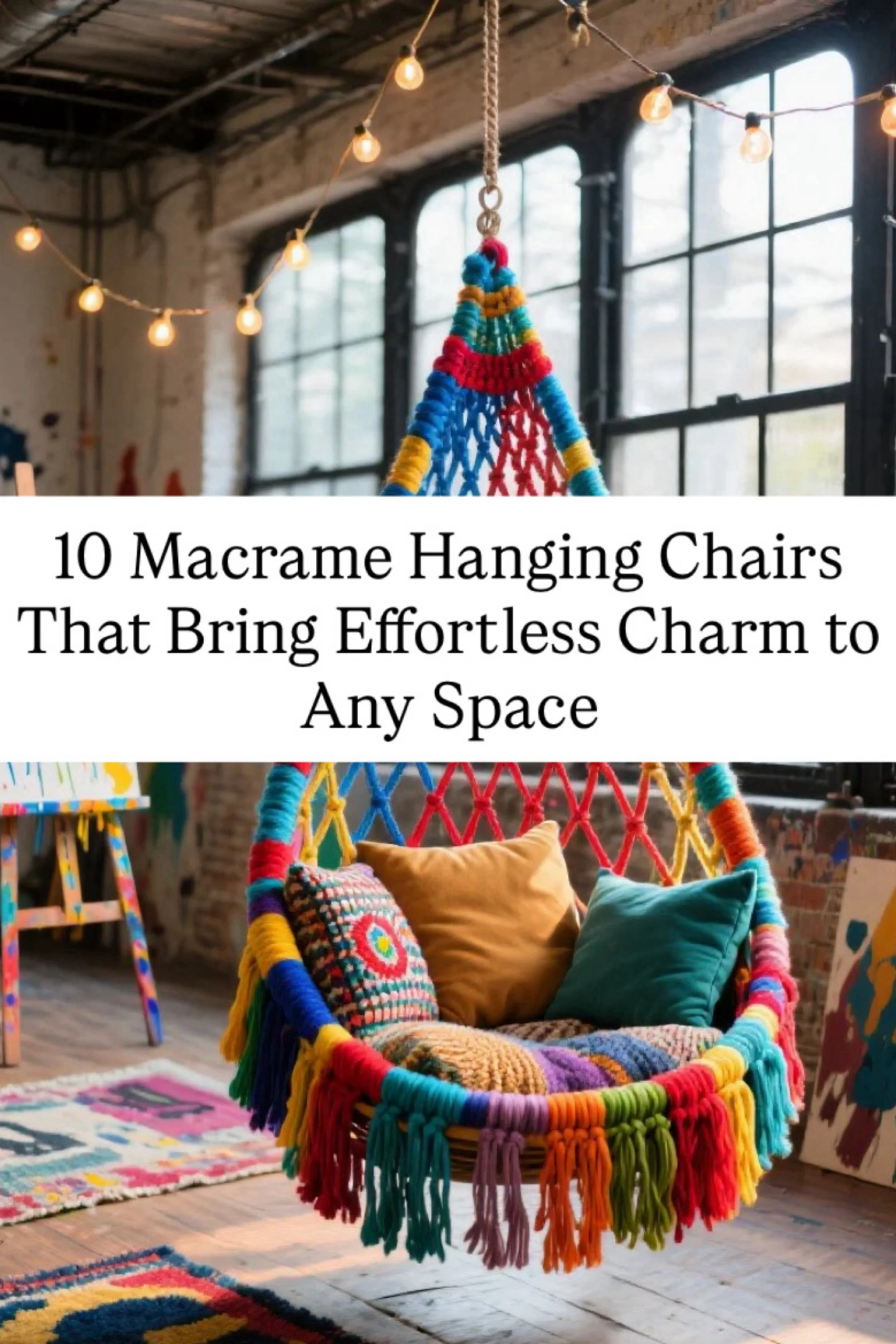 10 Macrame Hanging Chairs That Bring Effortless Charm to Any Space