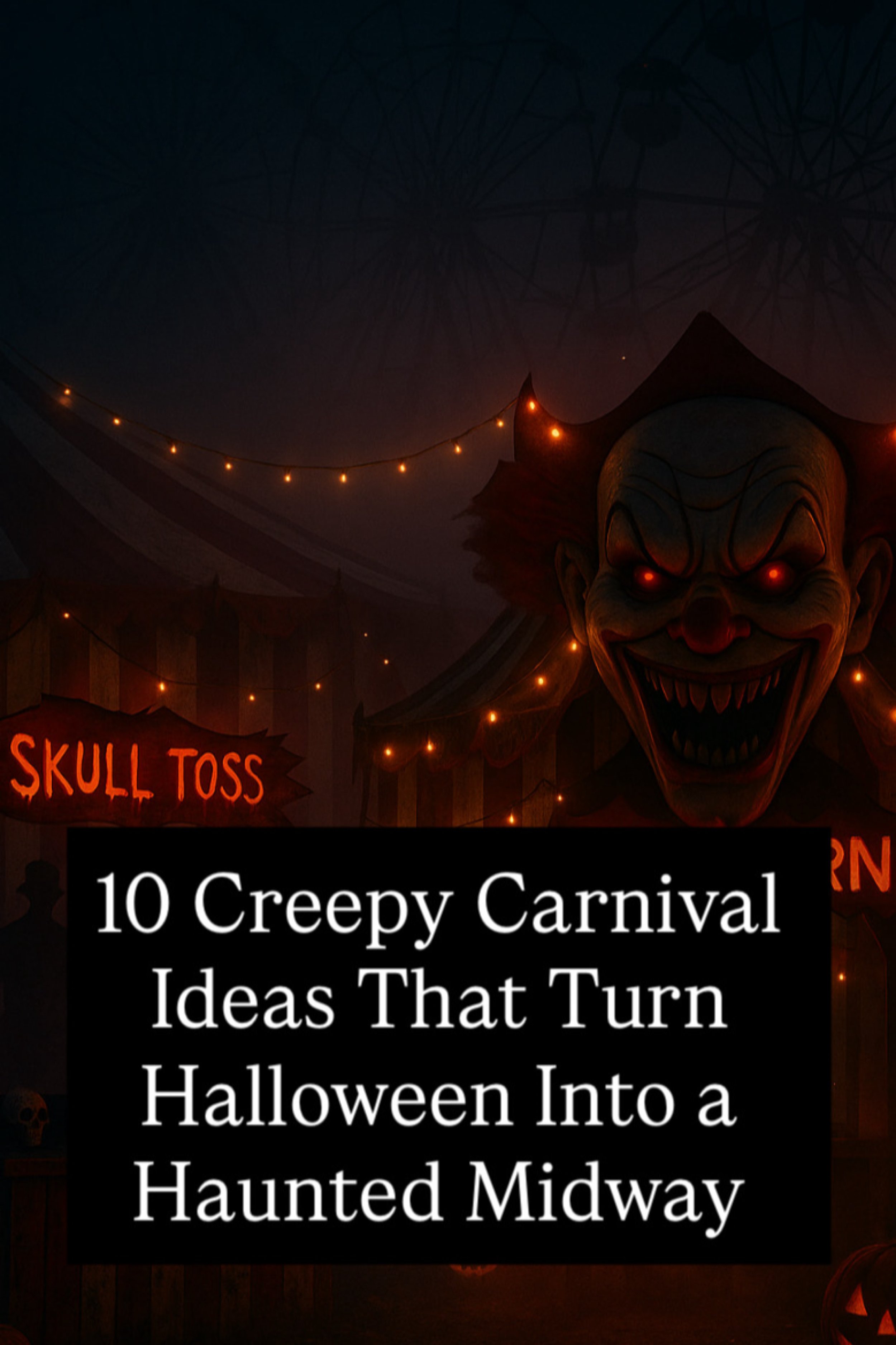 10 Creepy Carnival Ideas That Turn Halloween Into a Haunted Midway