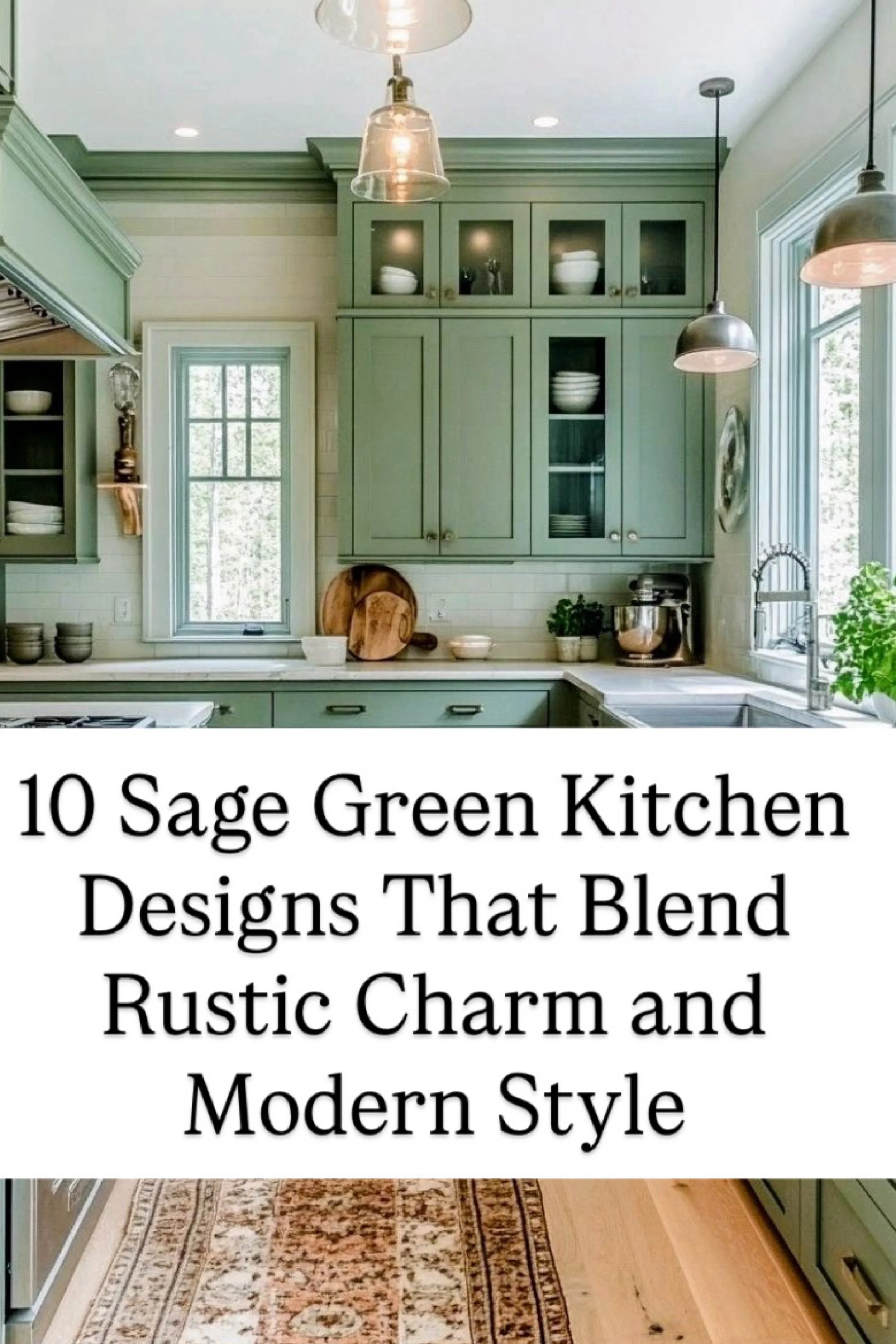10 Sage Green Kitchen Designs That Blend Rustic Charm and Modern Style