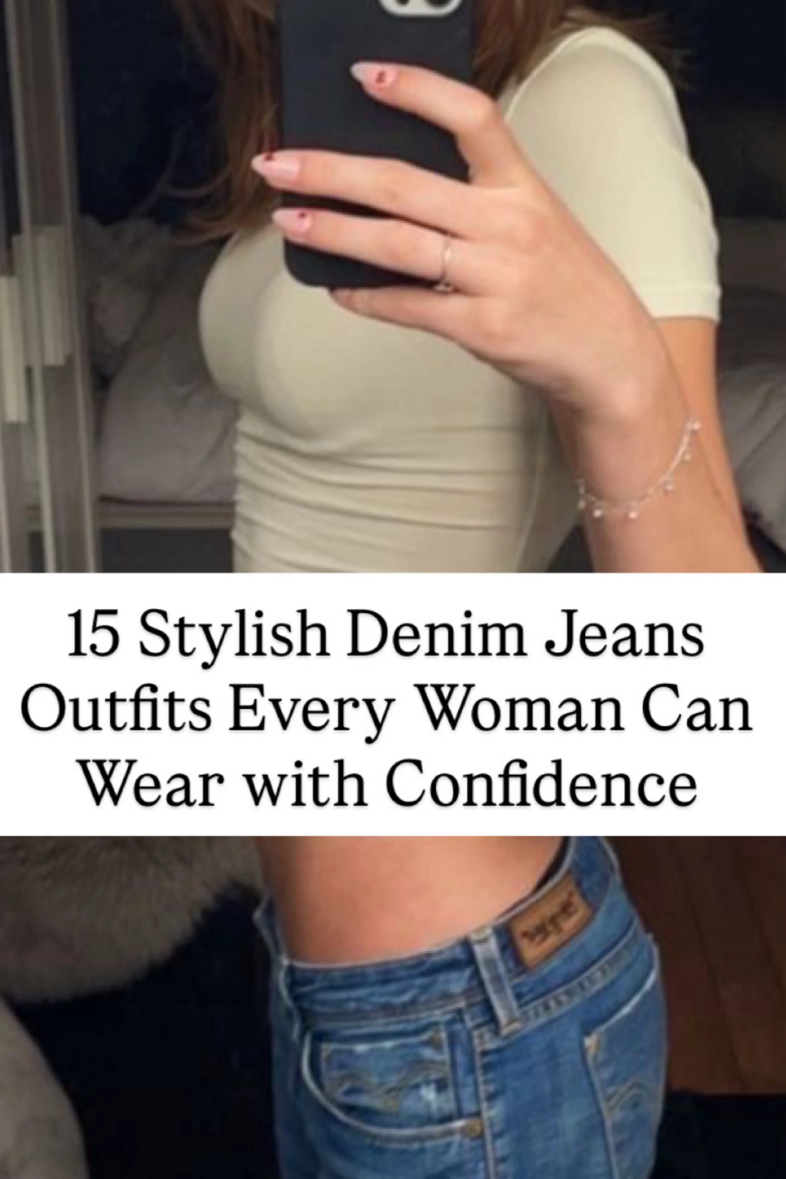 15 Chic Denim Jeans Outfits with Shop the Look + Style It With Links