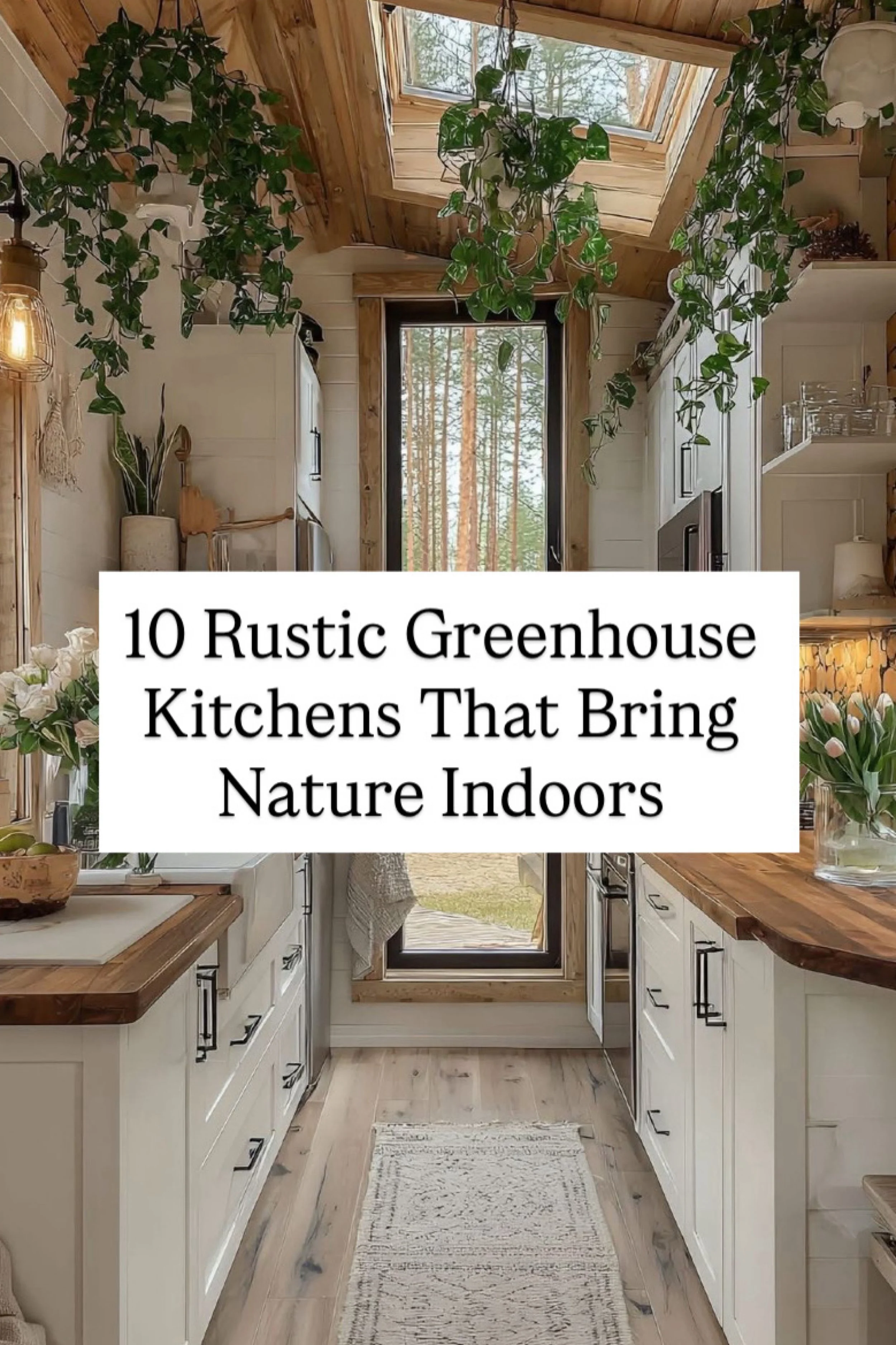 Rustic Greenhouse Kitchens: 10 Designs That Bloom with Style