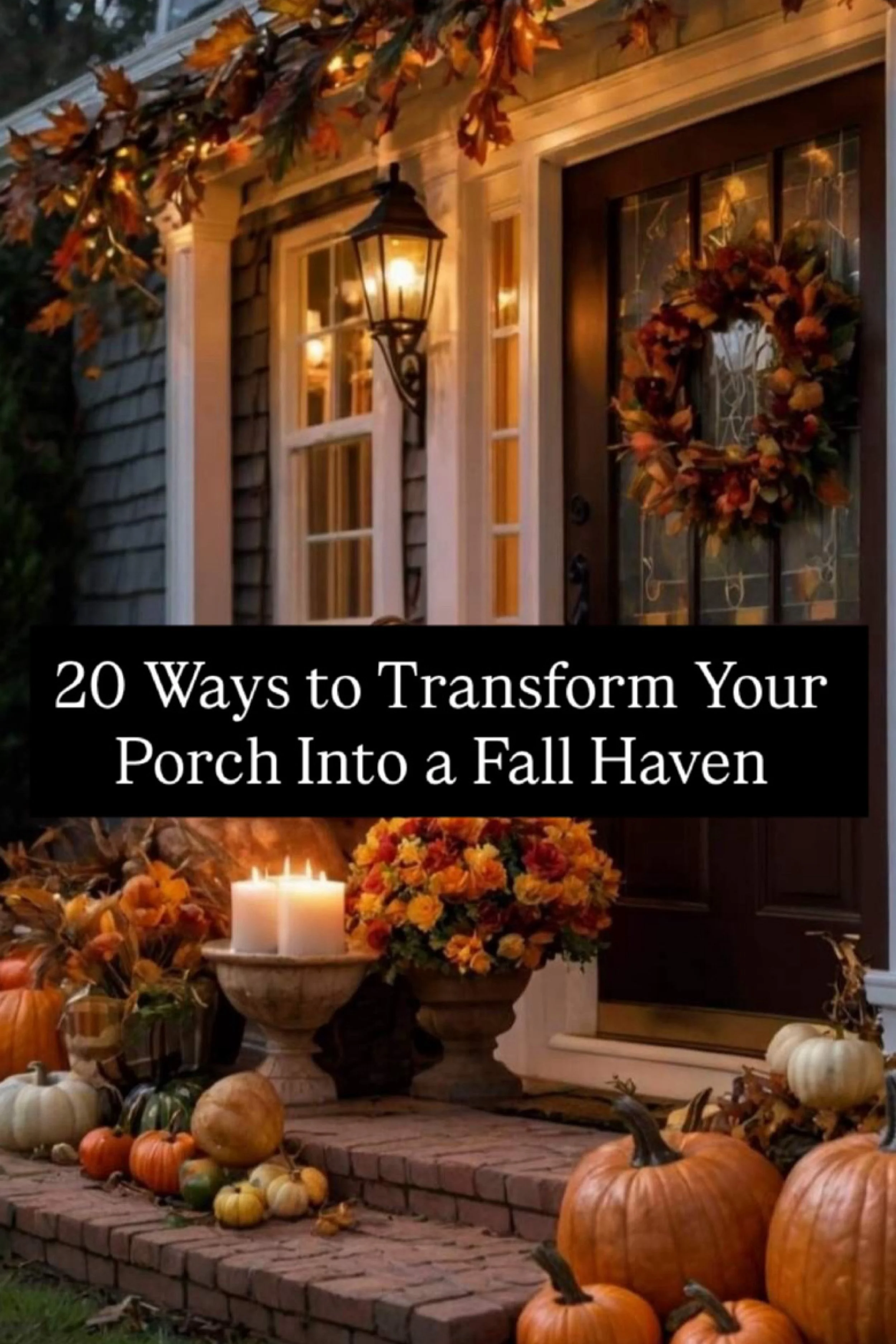 20 Creative Ways to Turn Your Porch Into a Fall Haven