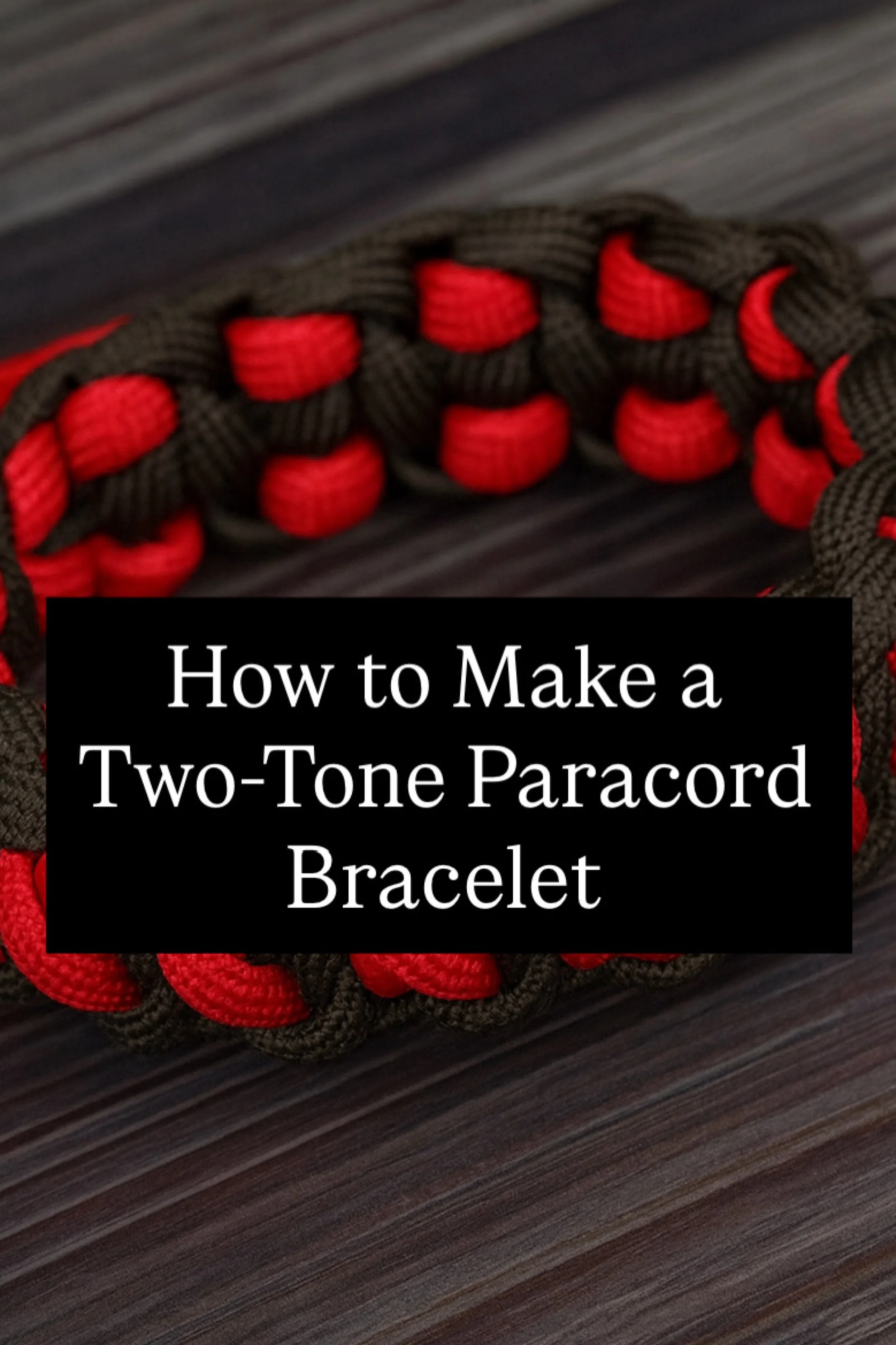 How to Make a Two-Tone Paracord Bracelet