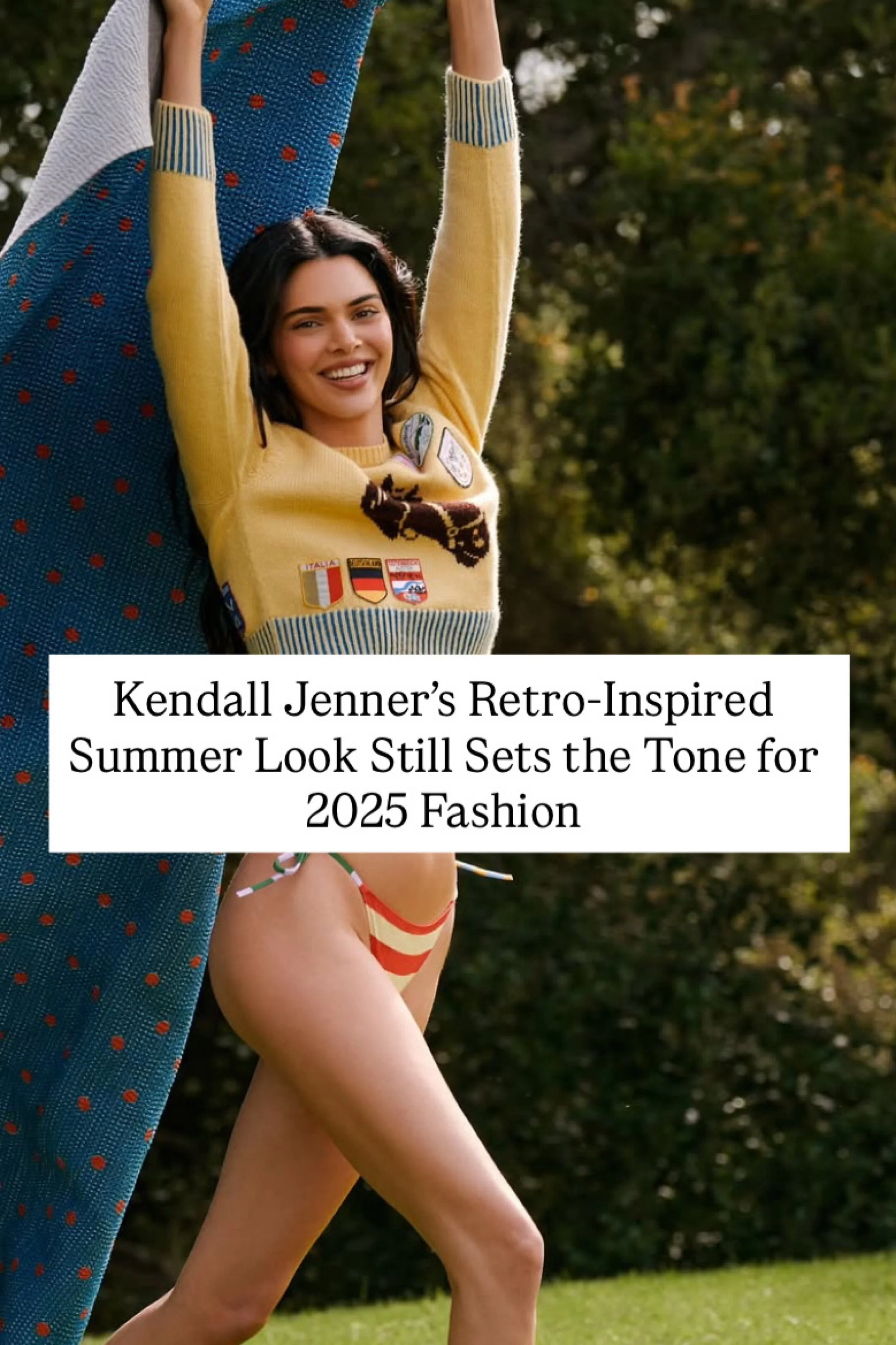 Kendall Jenner’s Retro-Inspired Summer Look Still Sets the Tone for 2025 Fashion