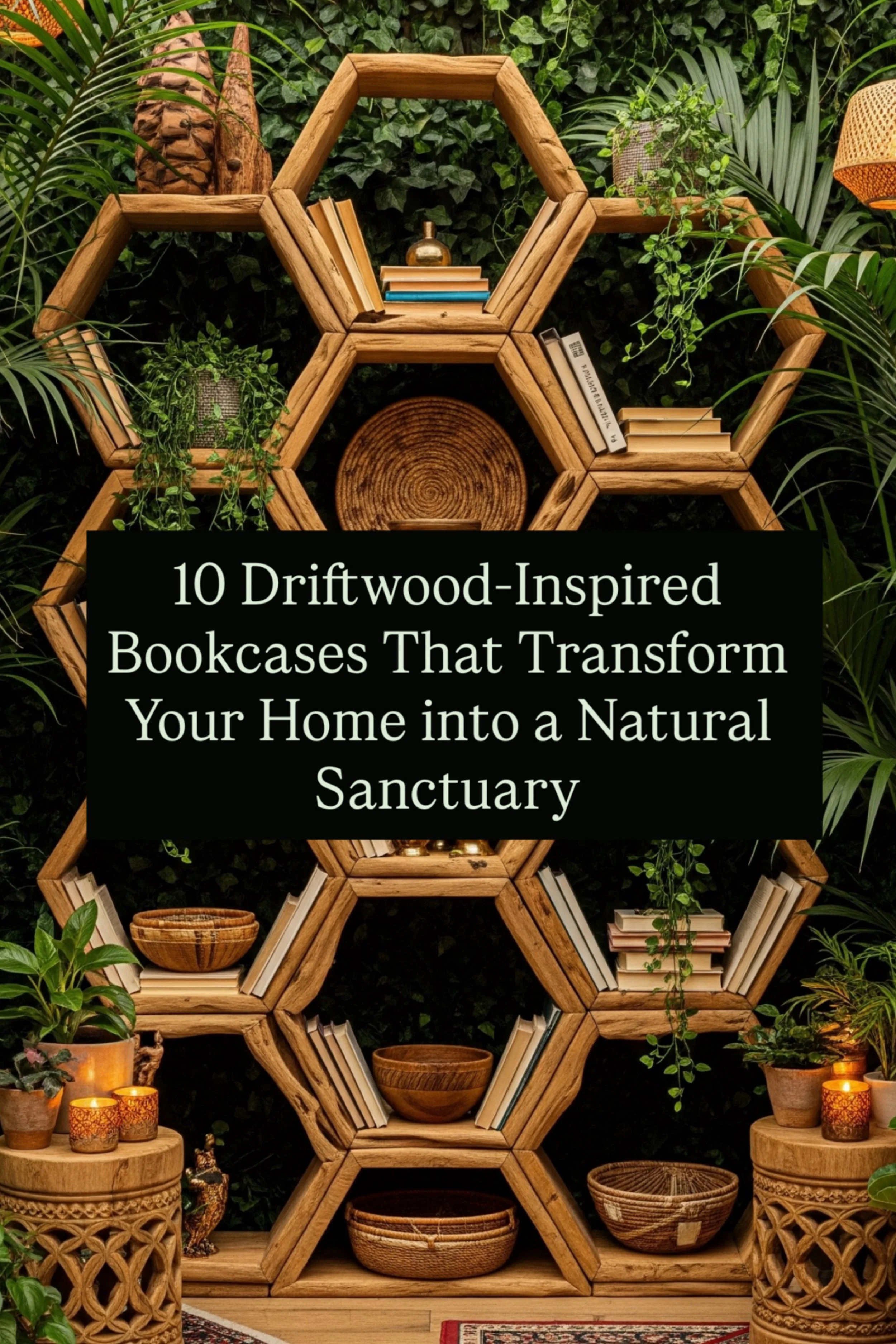 10 Driftwood-Inspired Bookcases That Transform Your Home into a Natural Sanctuary