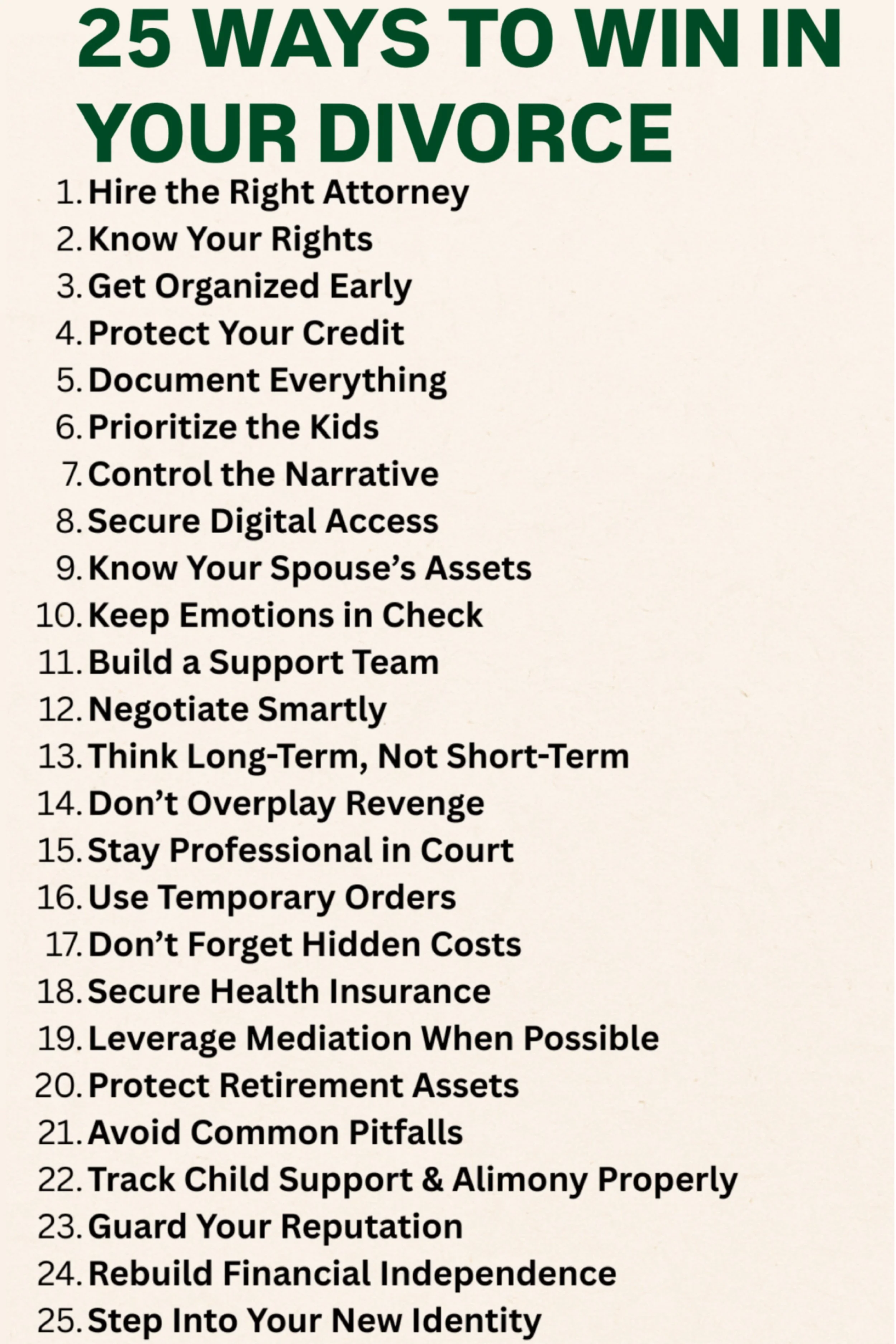 25 Smart Ways Women Can Win in Divorce and Build a Stronger Future