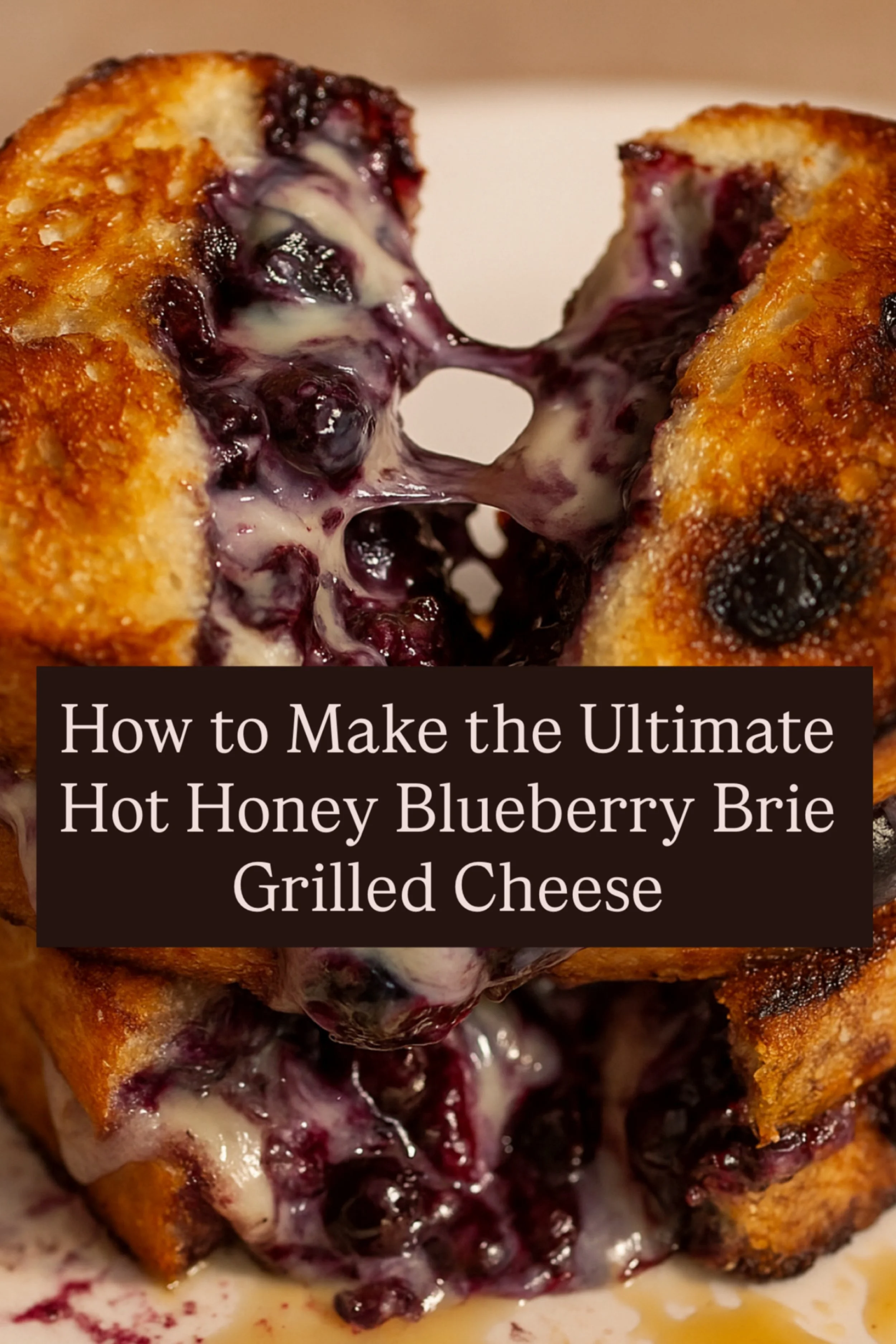 How to Make the Ultimate Hot Honey Blueberry Brie Grilled Cheese