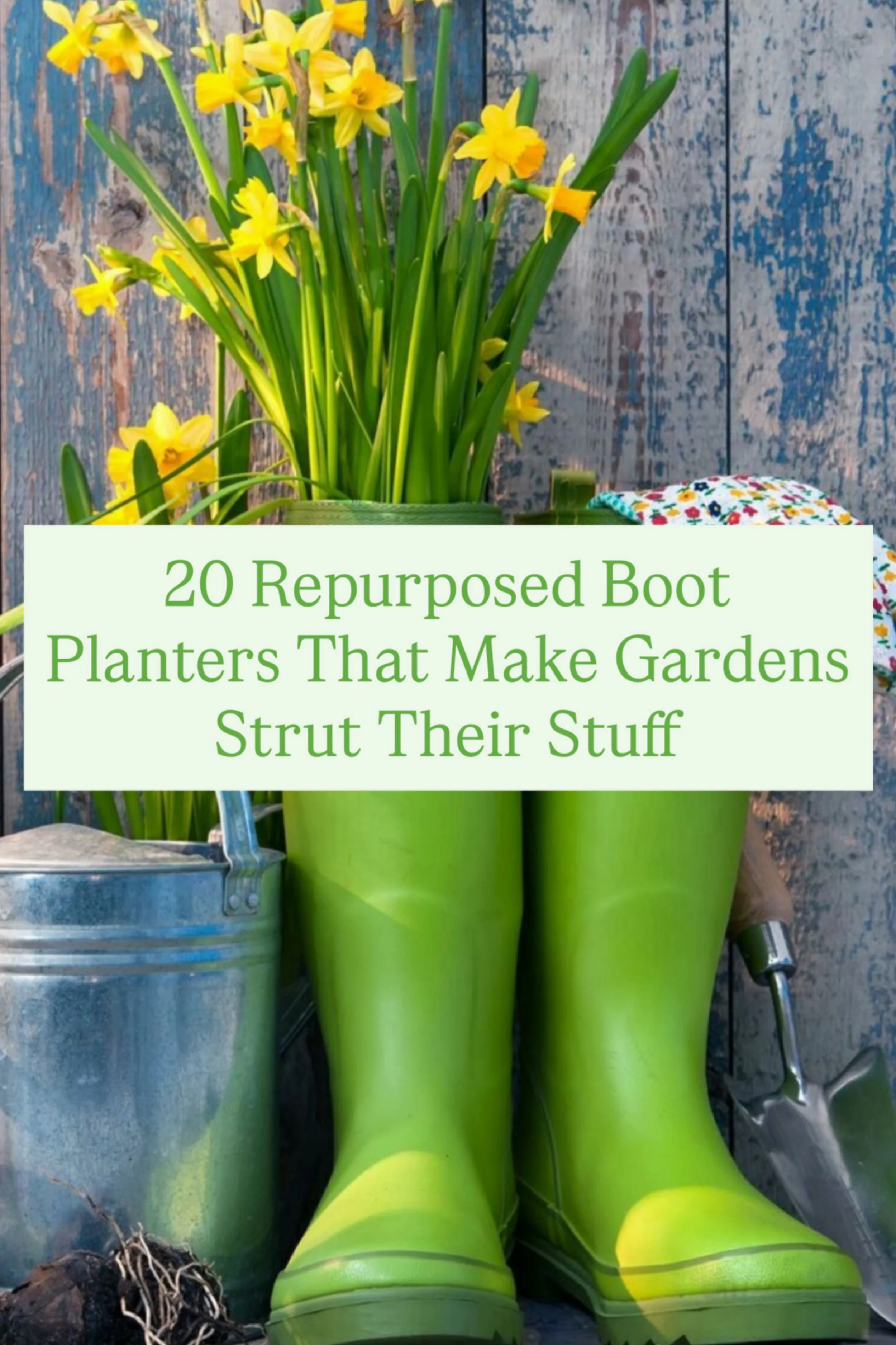 20 Repurposed Boot Planters That Make Gardens Strut Their Stuff