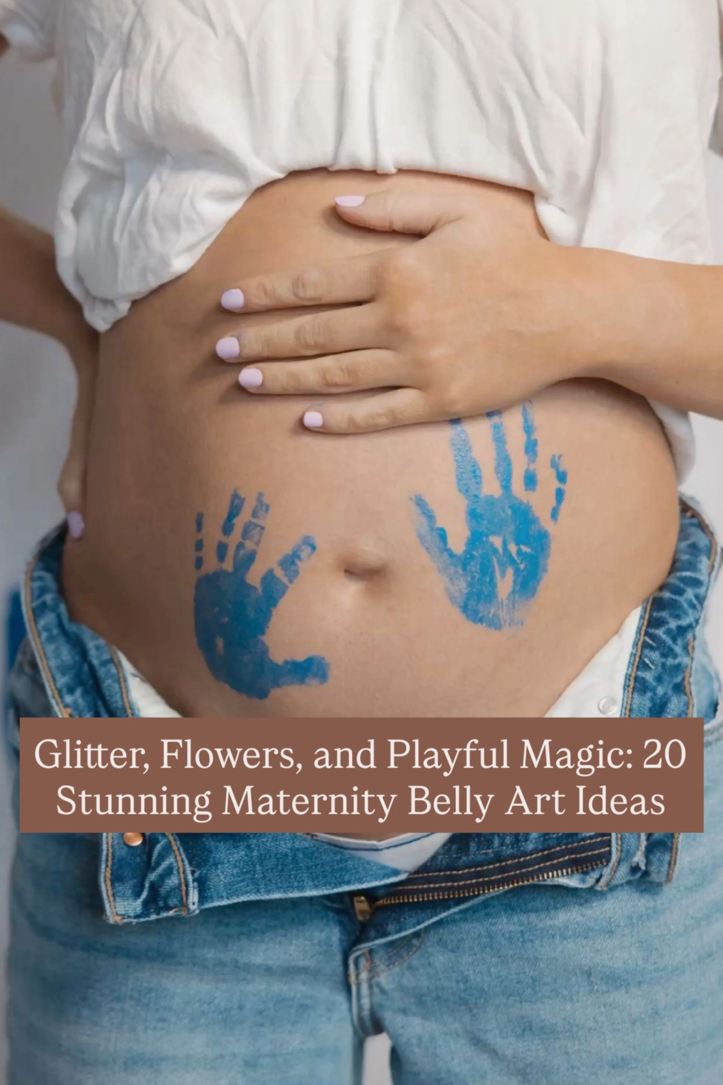 Glitter, Flowers, and Playful Magic: 20 Stunning Maternity Belly Art Ideas