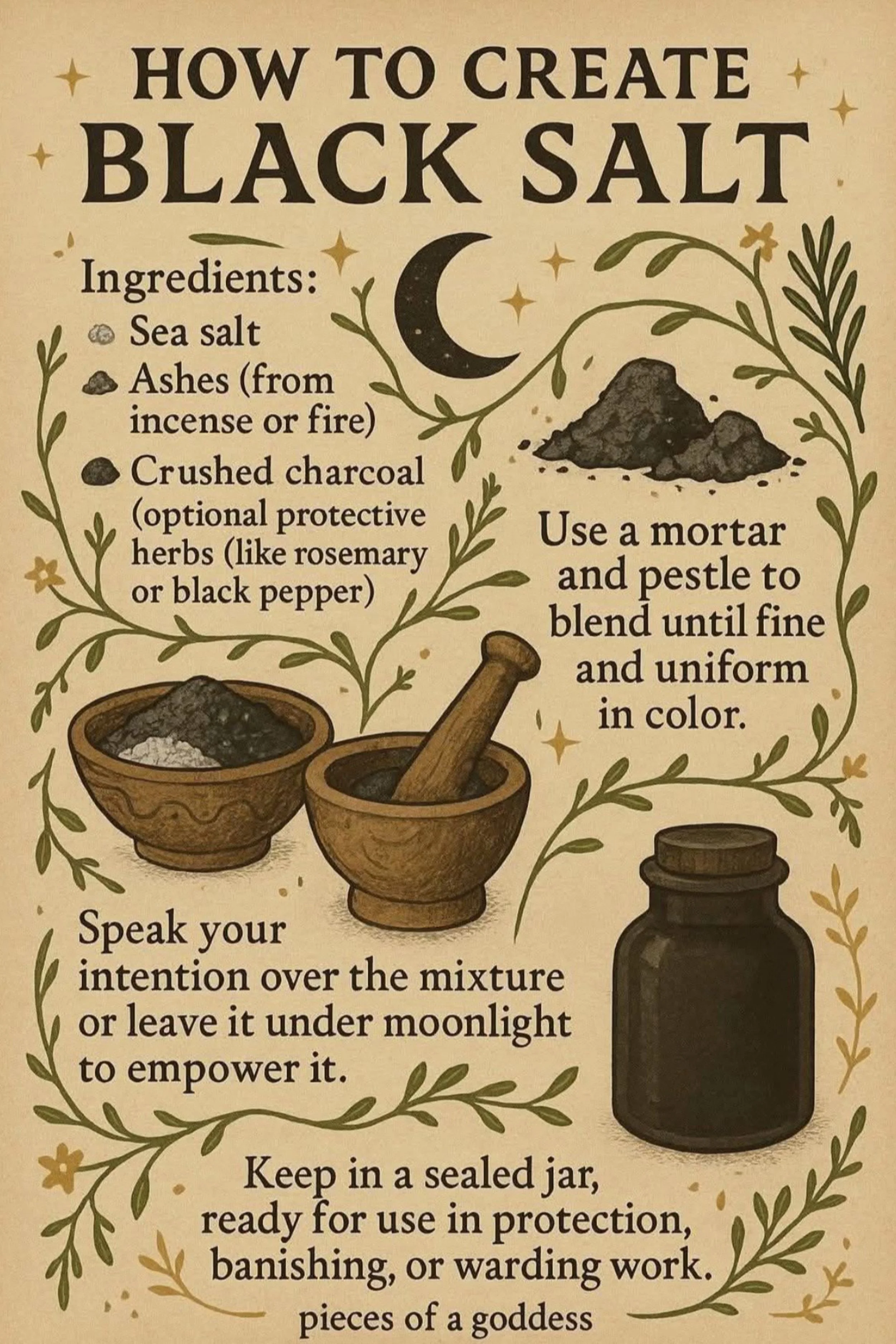 The Alchemy of Black Salt: How to Craft Protection and Power at Home