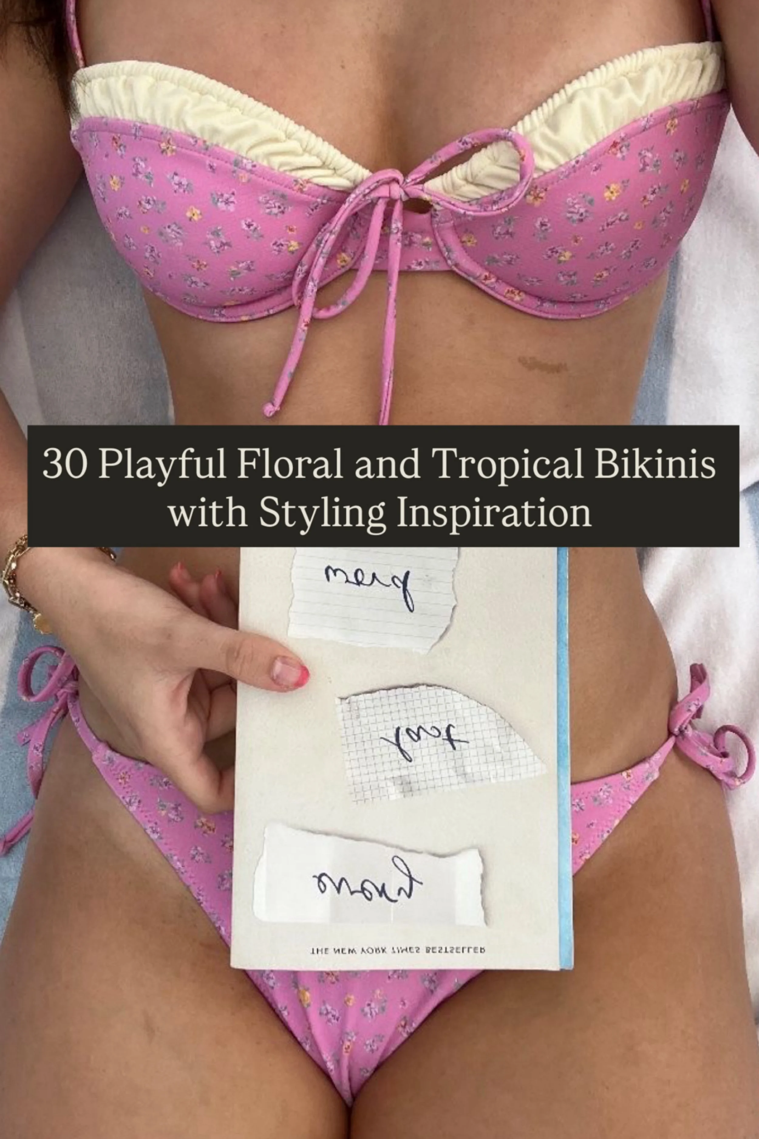 30 Playful Floral and Tropical Bikinis with Styling Inspiration