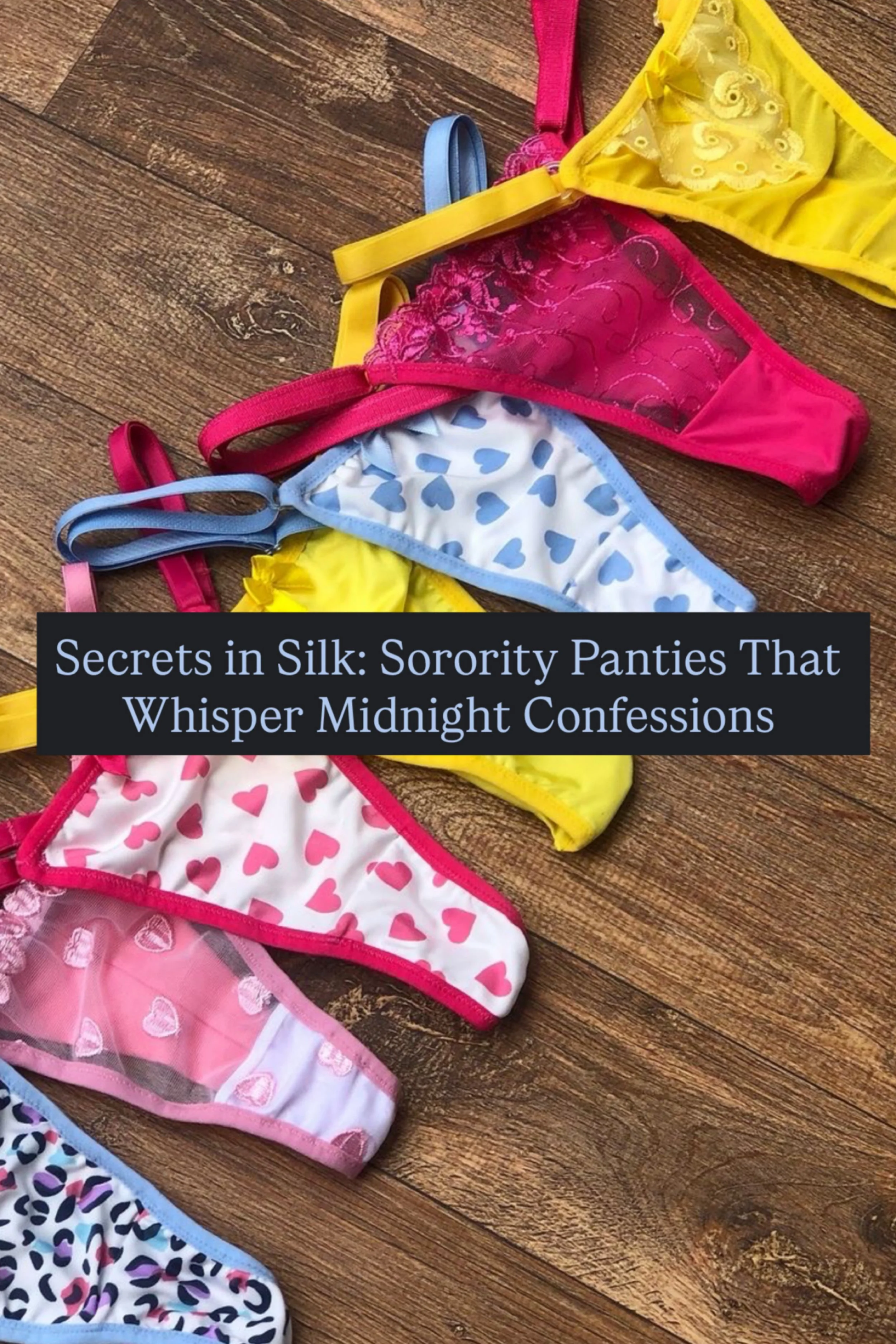 Secrets in Silk: Sorority Panties That Whisper Midnight Confessions