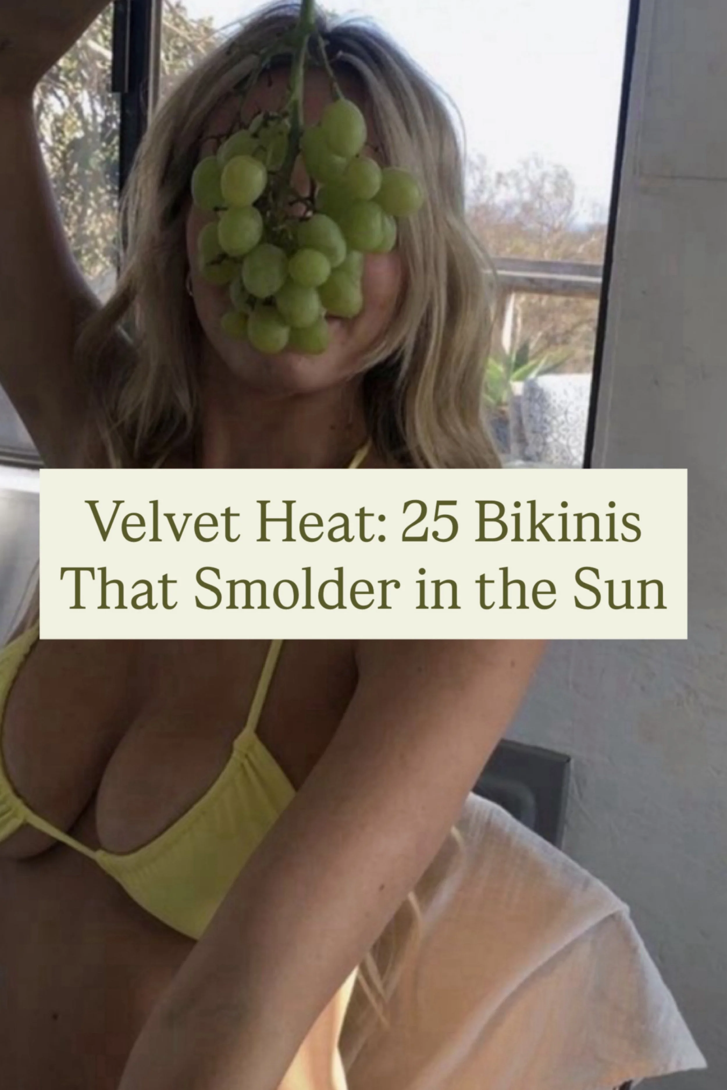 Velvet Heat: 25 Bikinis That Smolder in the Sun
