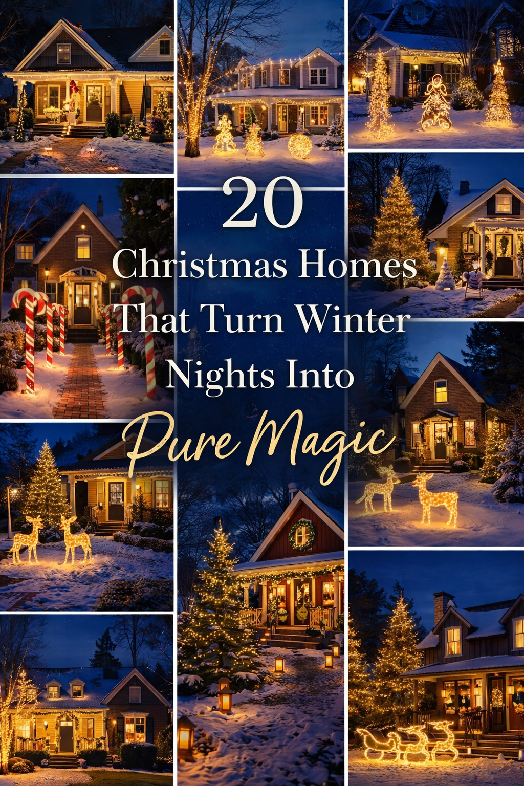 20 Christmas Homes That Turn Winter Nights Into Pure Magic