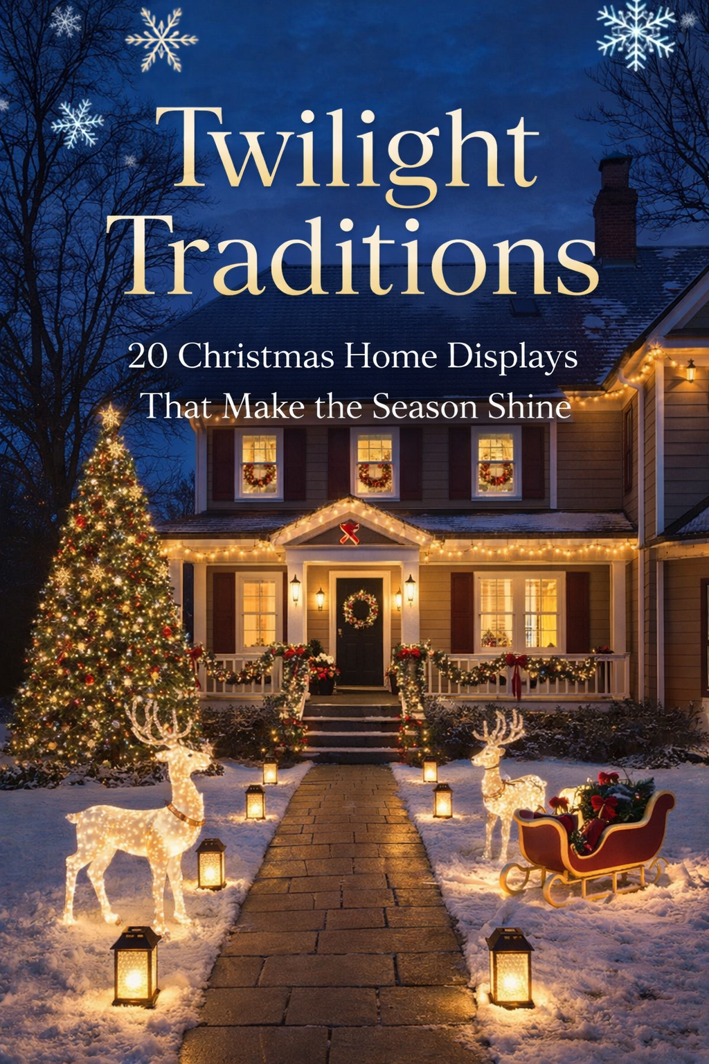 Twilight Traditions: 20 Christmas Home Displays That Make the Season Shine