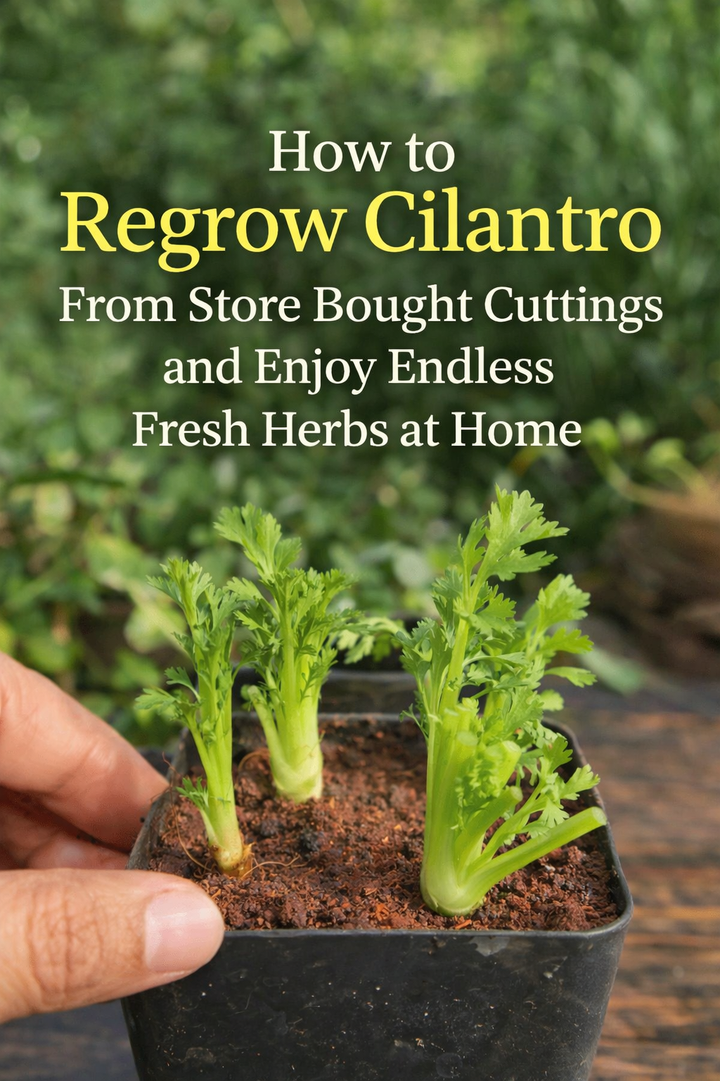 How to Regrow Cilantro From Store Bought Cuttings and Enjoy Endless Fresh Herbs at Home