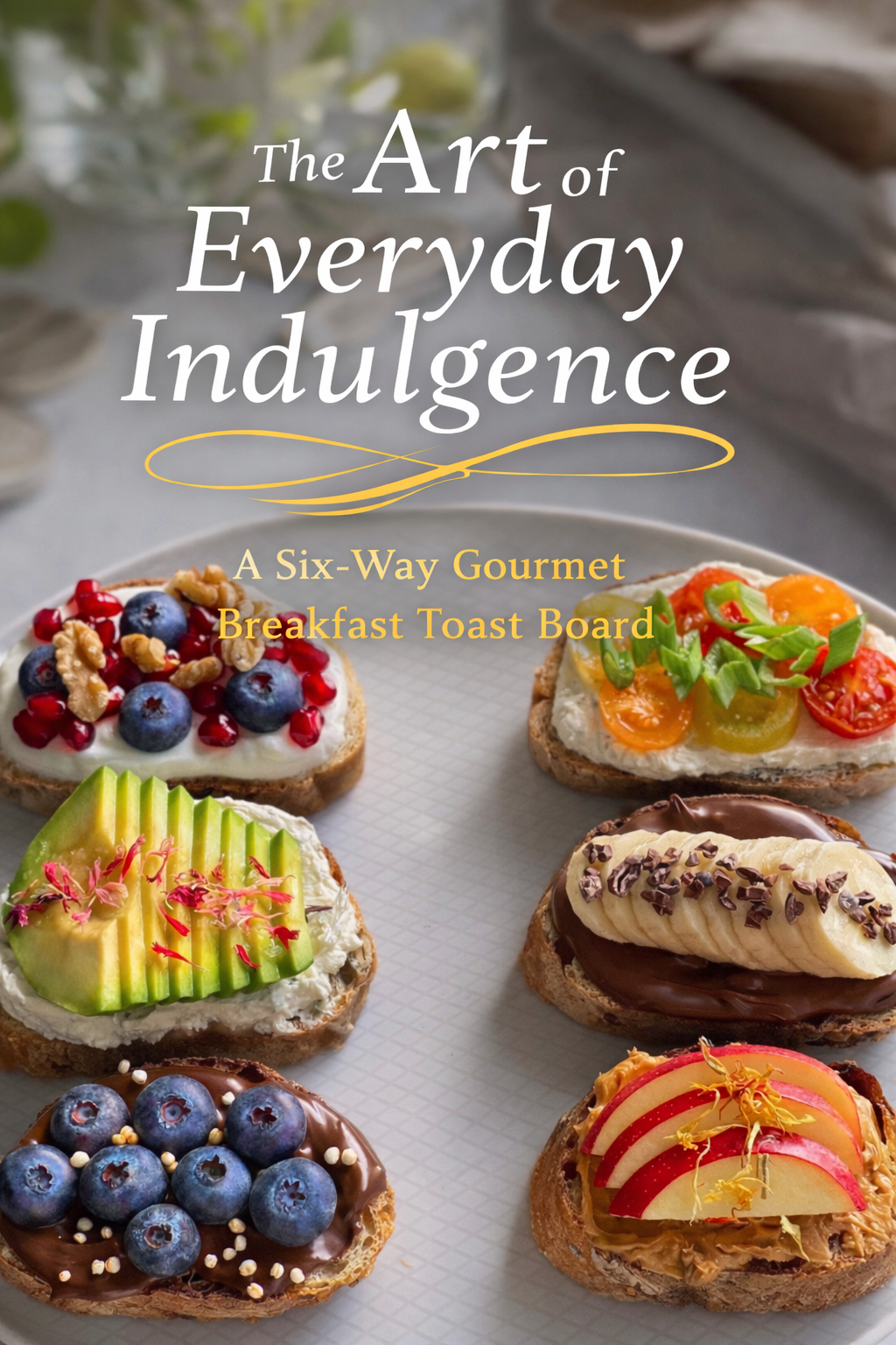 The Art of Everyday Indulgence: A Six-Way Gourmet Breakfast Toast Board