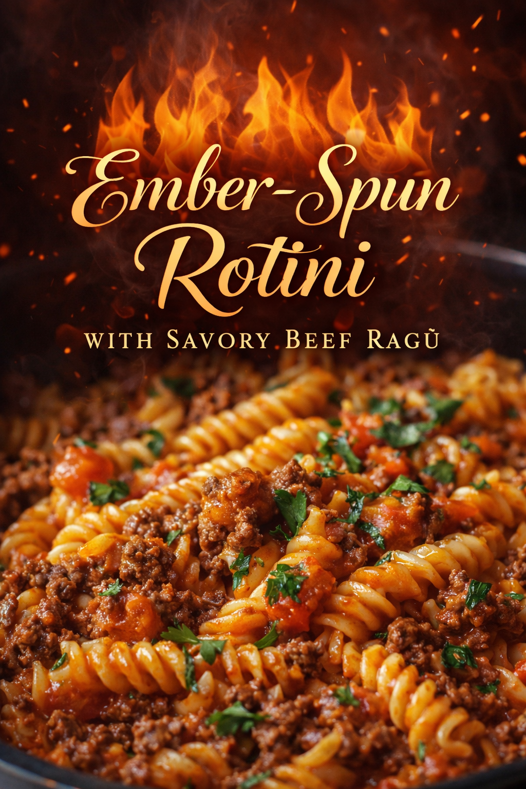 Ember-Spun Rotini with Savory Beef Ragù