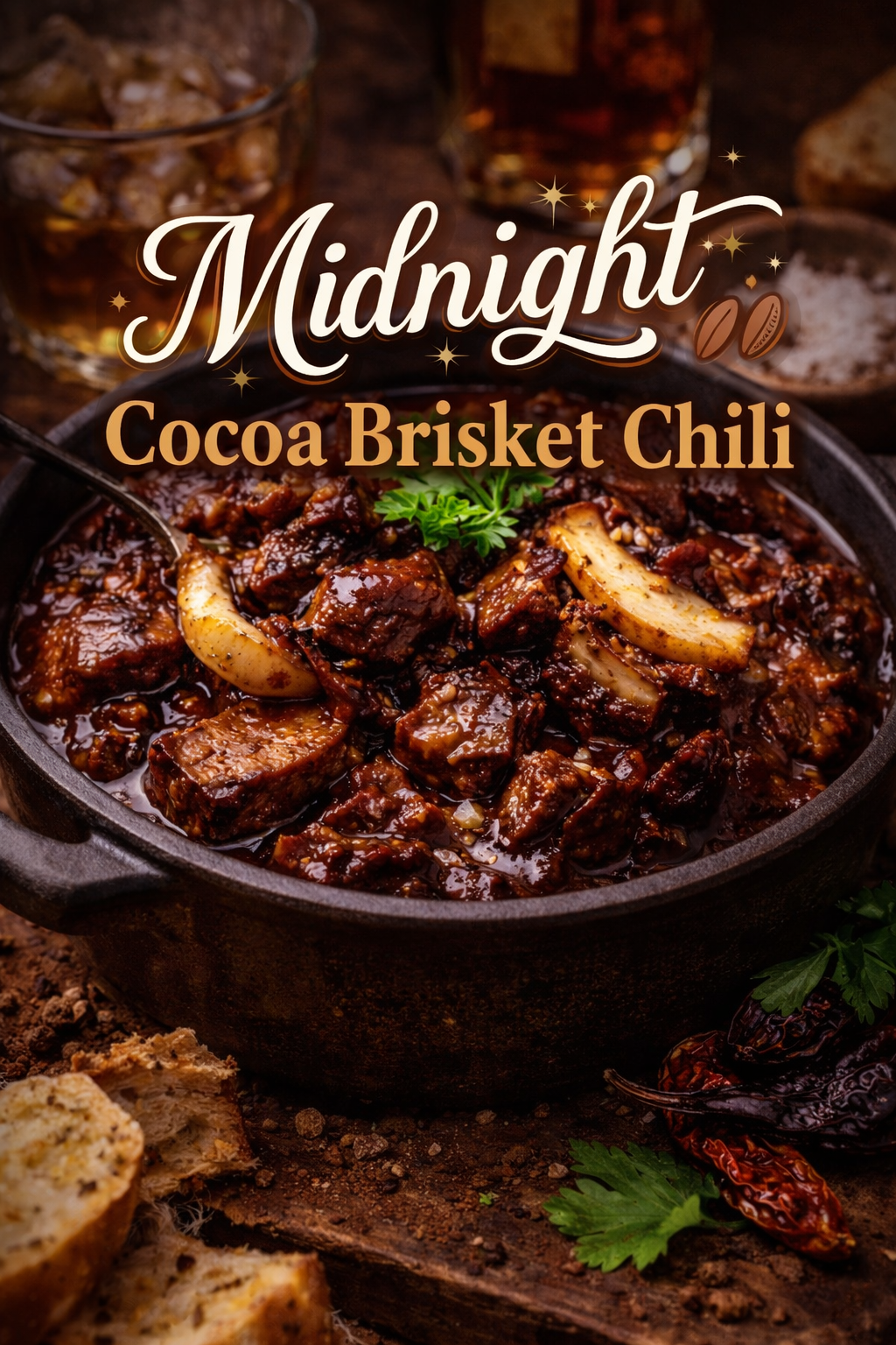 Midnight Cocoa Brisket Chili