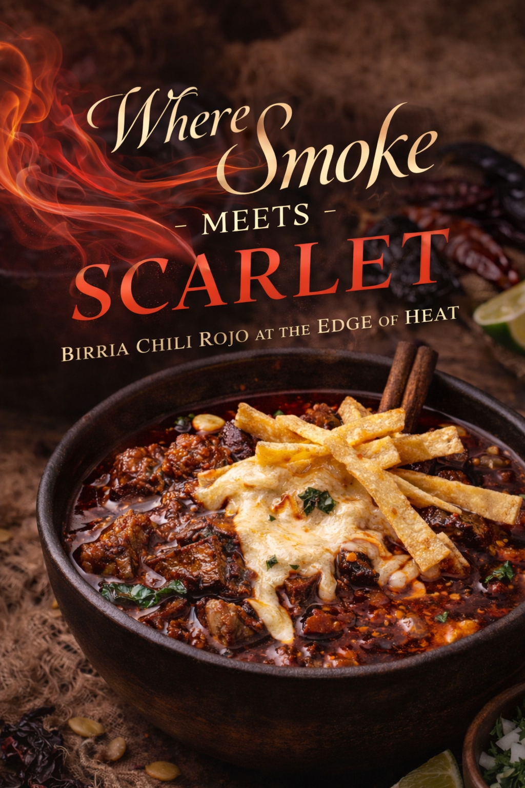 Where Smoke Meets Scarlet: Birria Chili Rojo at the Edge of Heat