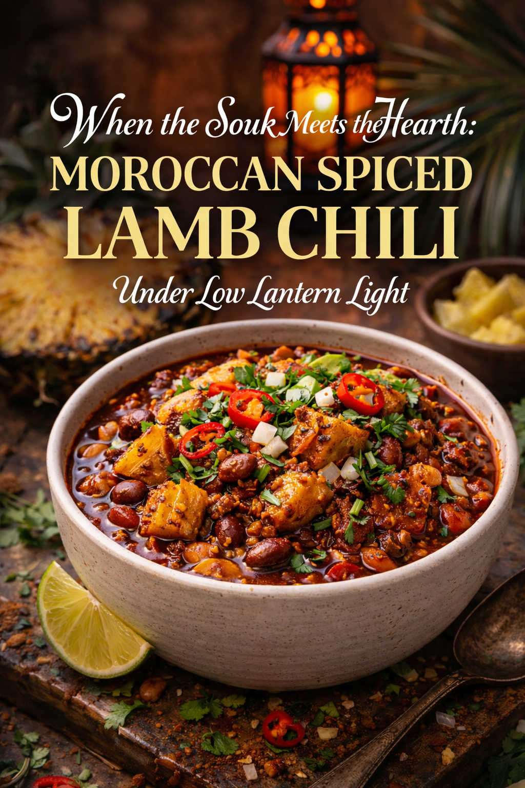 When the Souk Meets the Hearth: Moroccan Spiced Lamb Chili Under Low Lantern Light