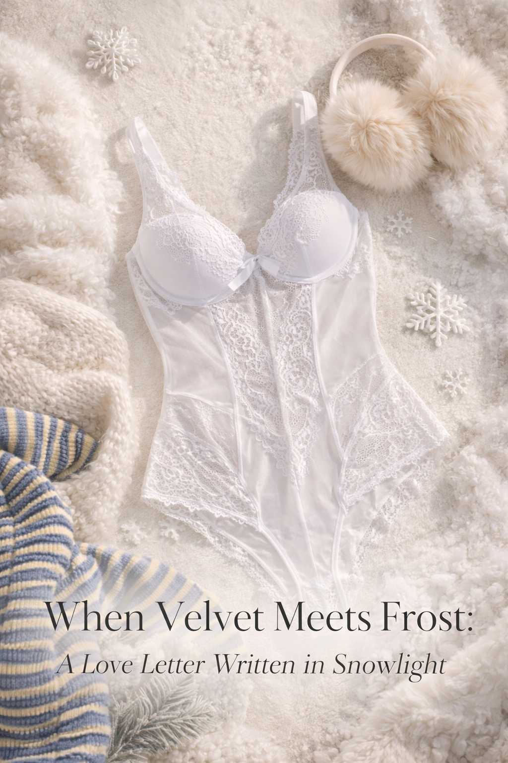 When Velvet Meets Frost with Pauline Tantot: A Love Letter Written in Snowlight