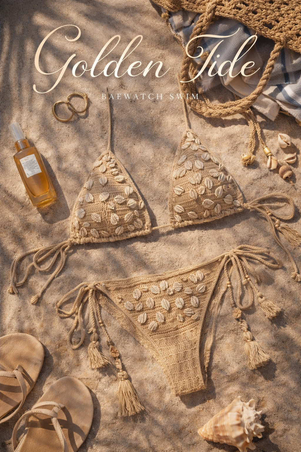  Mathilda Tantot in Golden Tide: Sunlit Shellwork &amp; Slow-Water Confidence