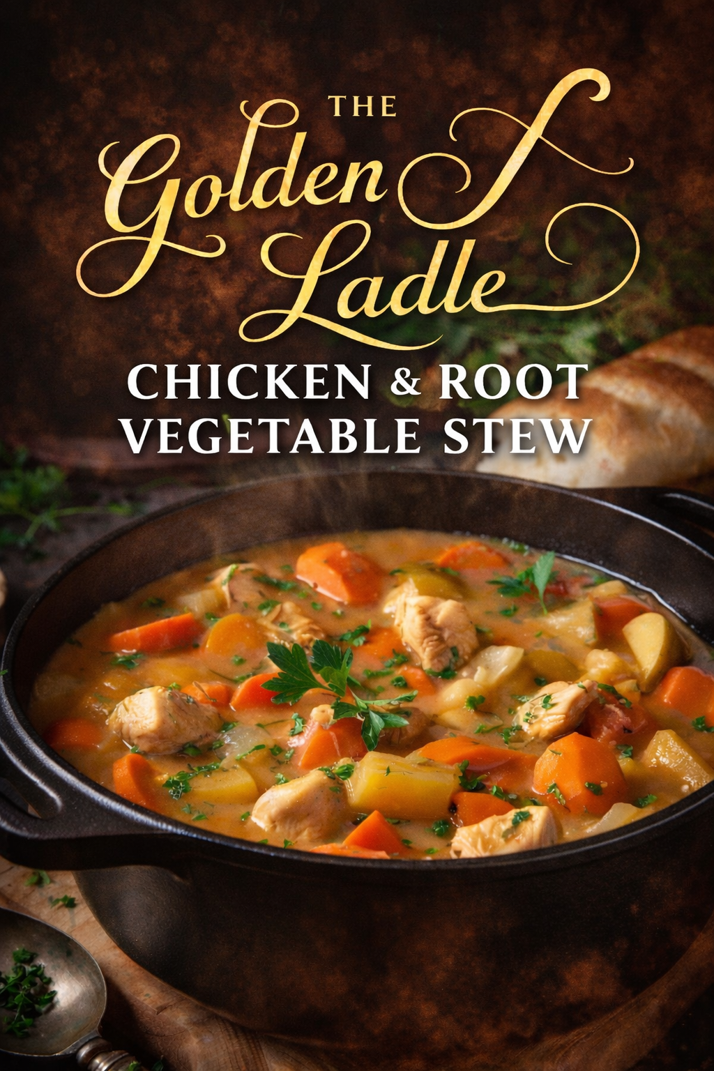 The Golden Ladle Chicken &amp; Root Vegetable Stew