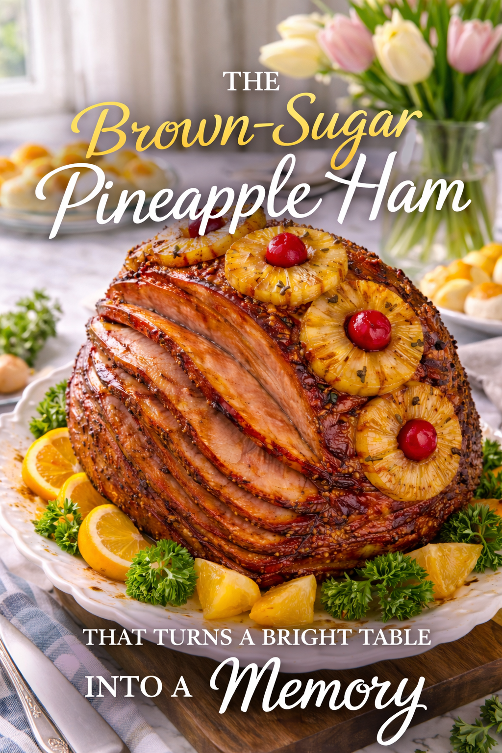 The Brown-Sugar Pineapple Ham That Turns a Bright Table into a Memory