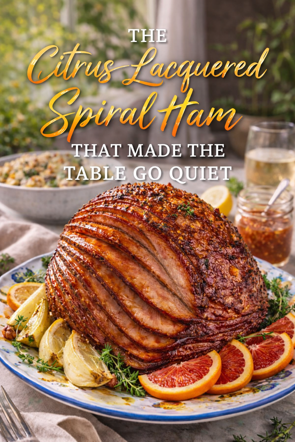 The Citrus-Lacquered Spiral Ham That Made the Table Go Quiet