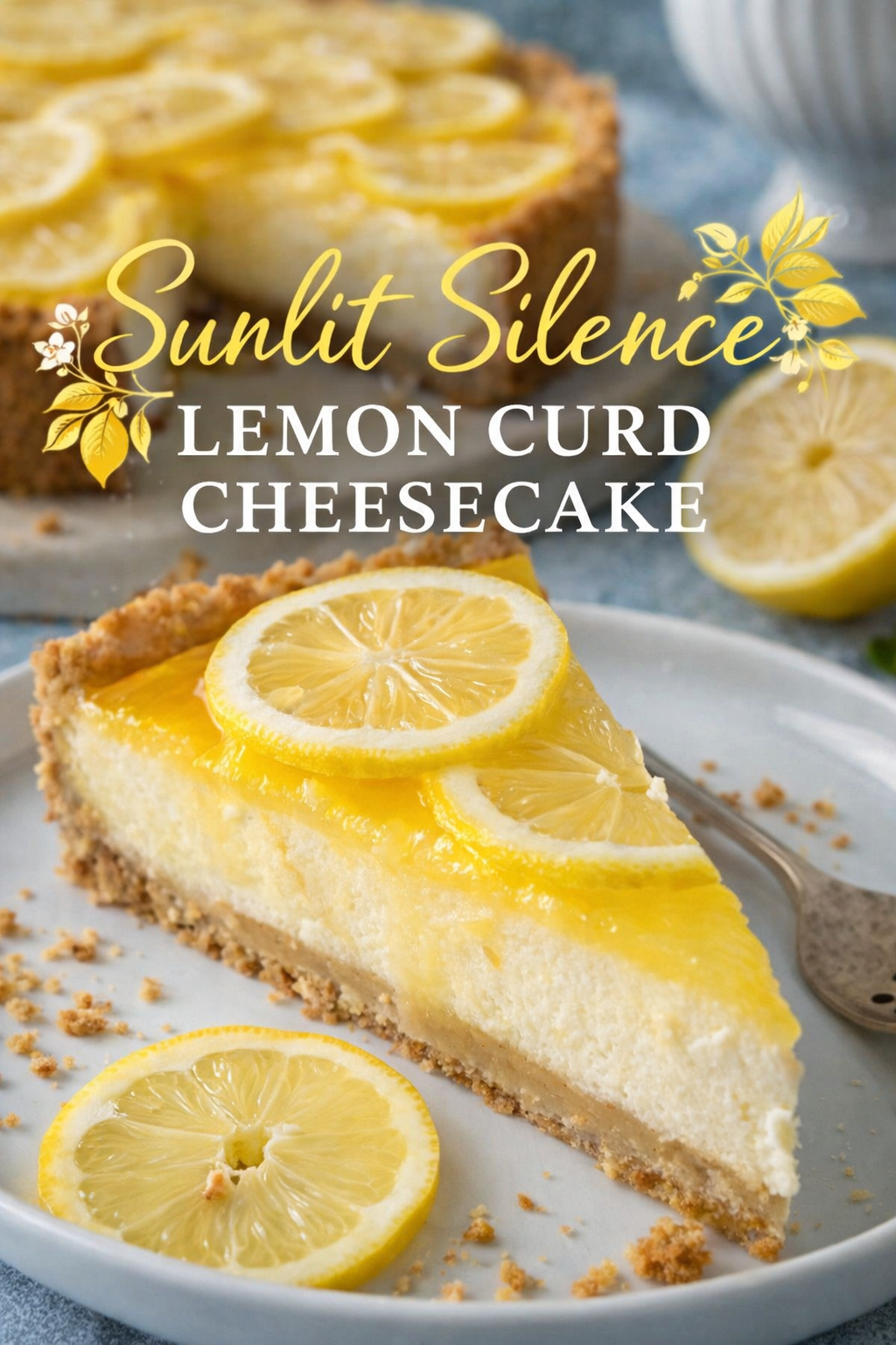 Sunlit Silence Lemon Curd Cheesecake