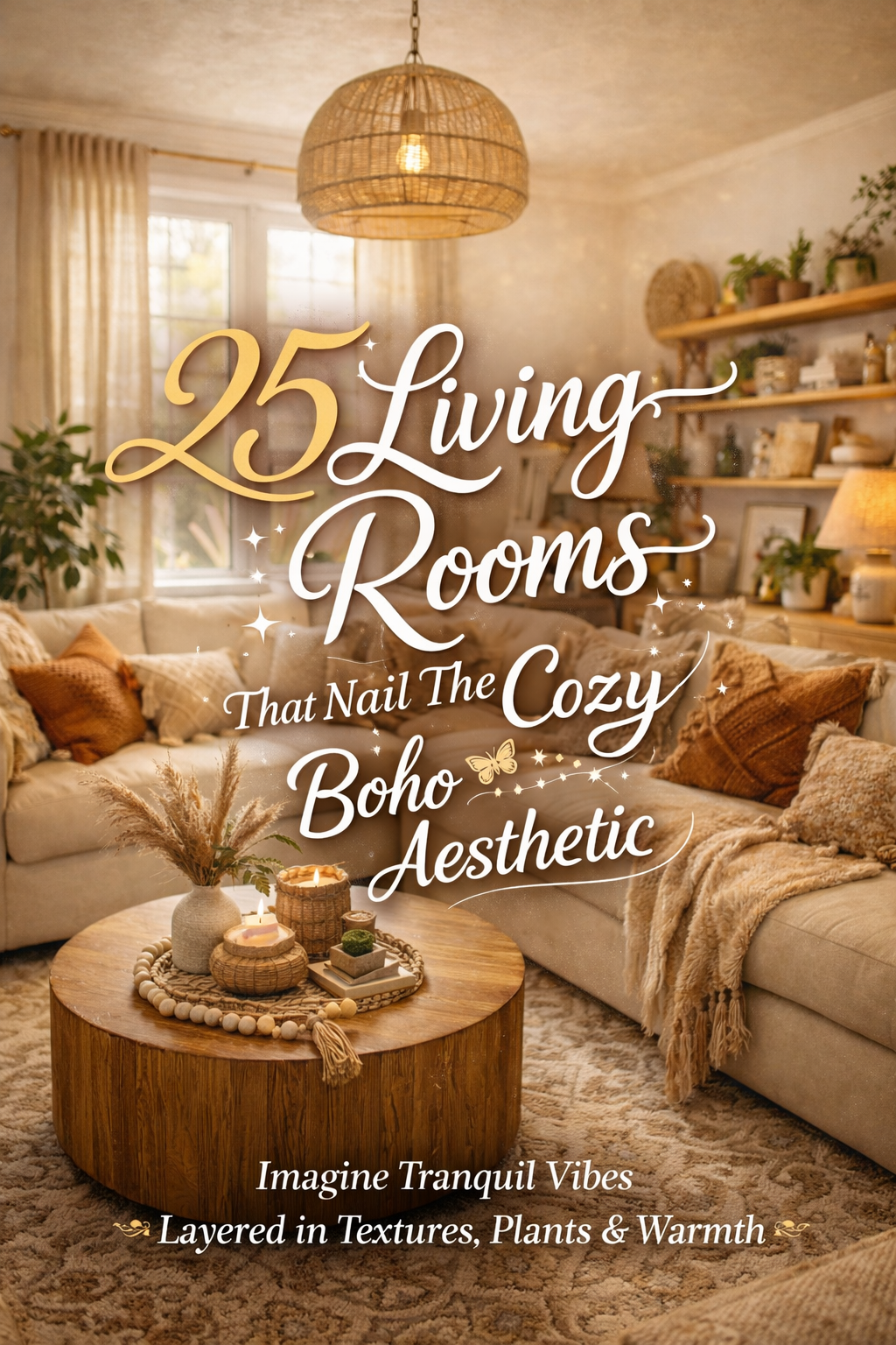 25 Living Rooms That Nail the Cozy-Boho Aesthetic