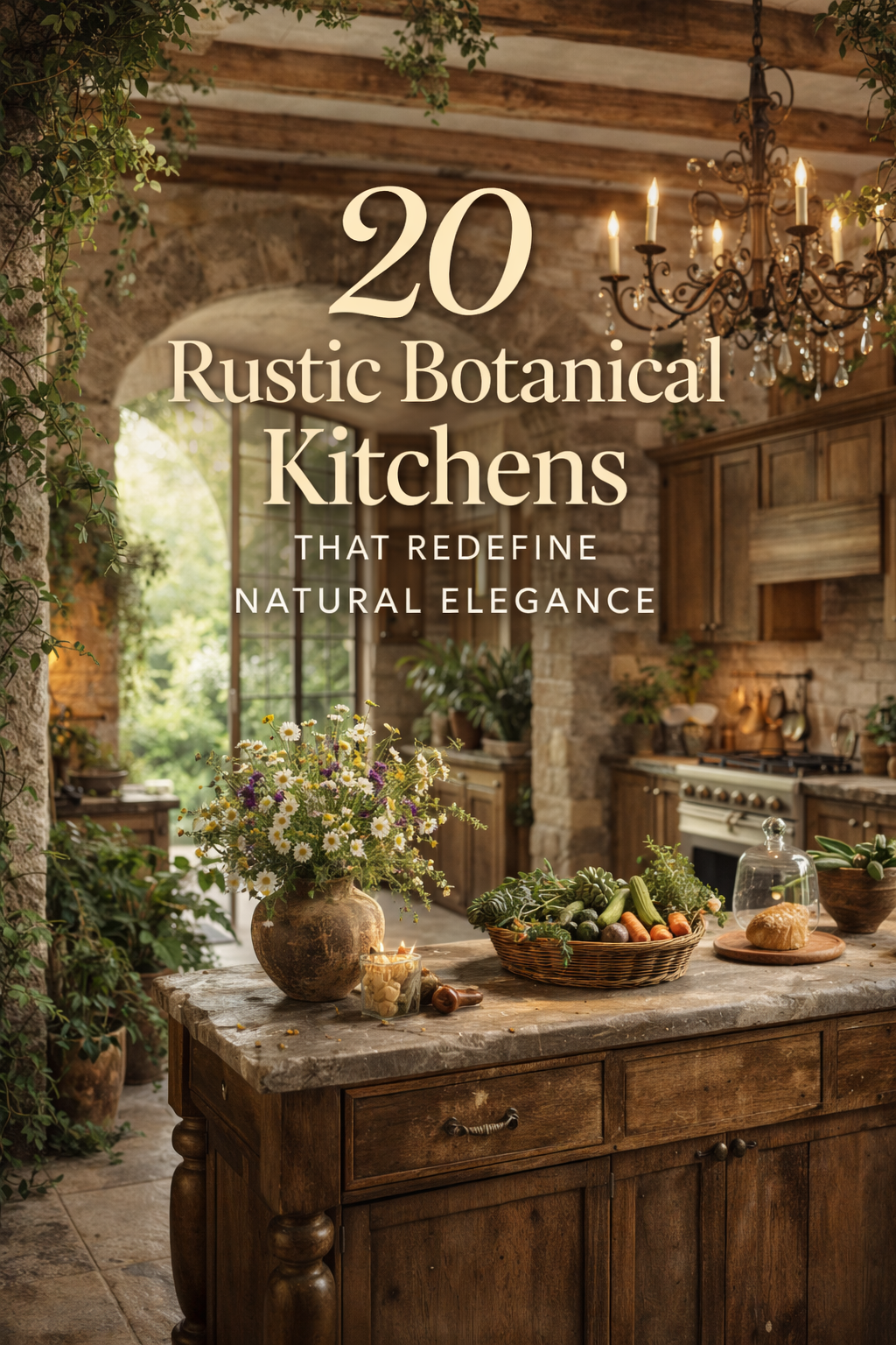 20 Rustic-Botanical Kitchens That Redefine Natural Elegance