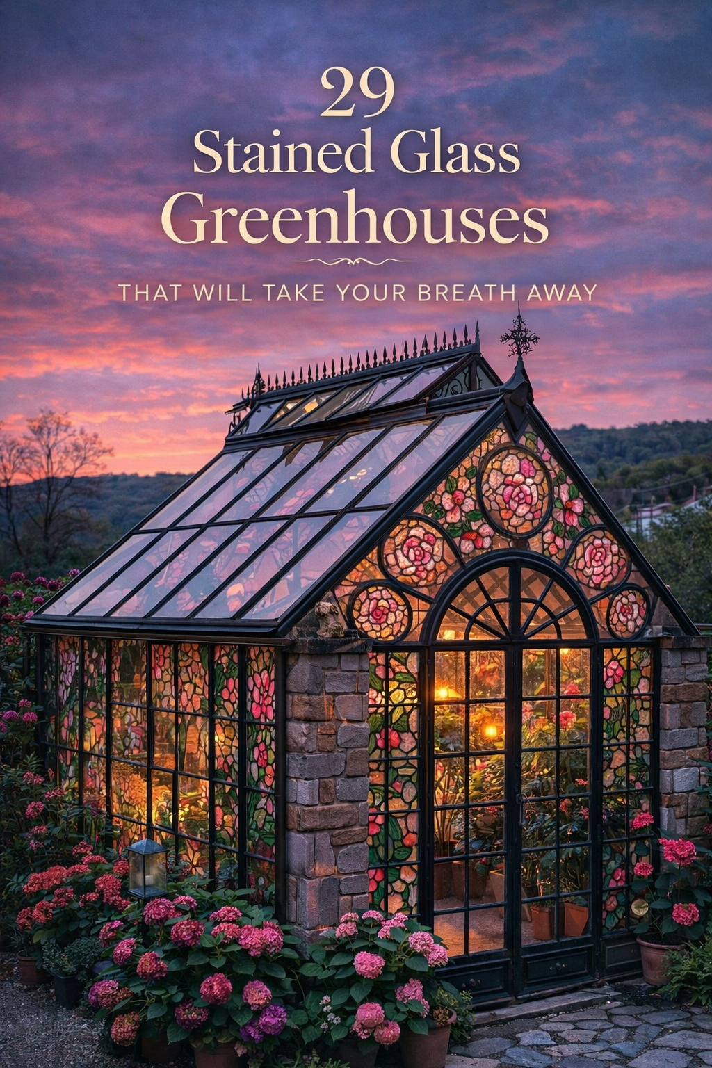 29 Stained Glass Greenhouses That Will Take Your Breath Away