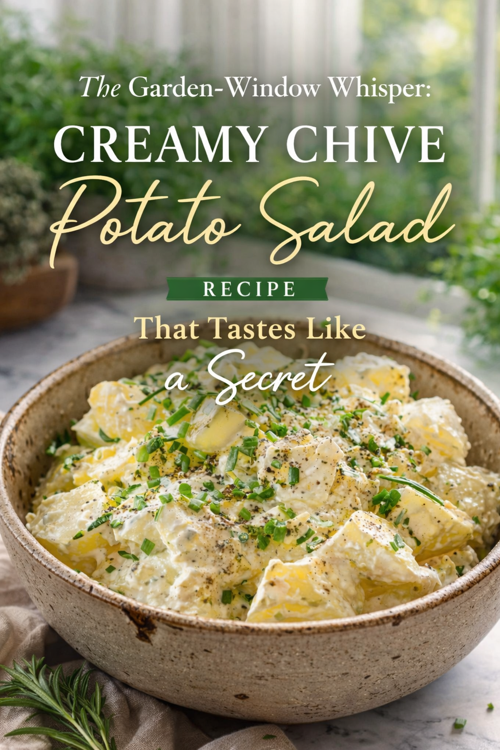 The Garden-Window Whisper: Creamy Chive Potato Salad Recipe That Tastes Like a Secret