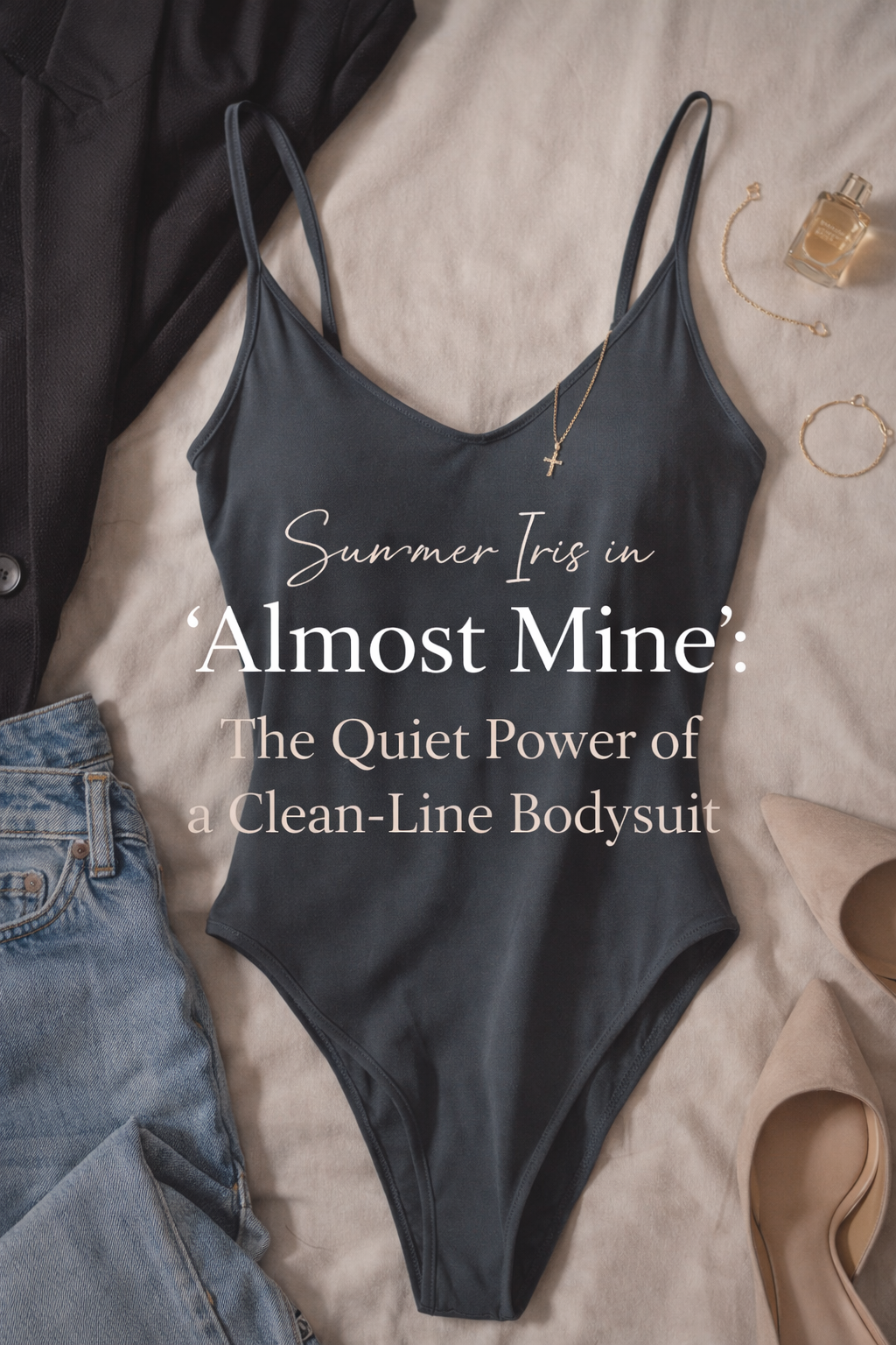 Summer Iris in “Almost Mine”: The Quiet Power of a Clean-Line Bodysuit